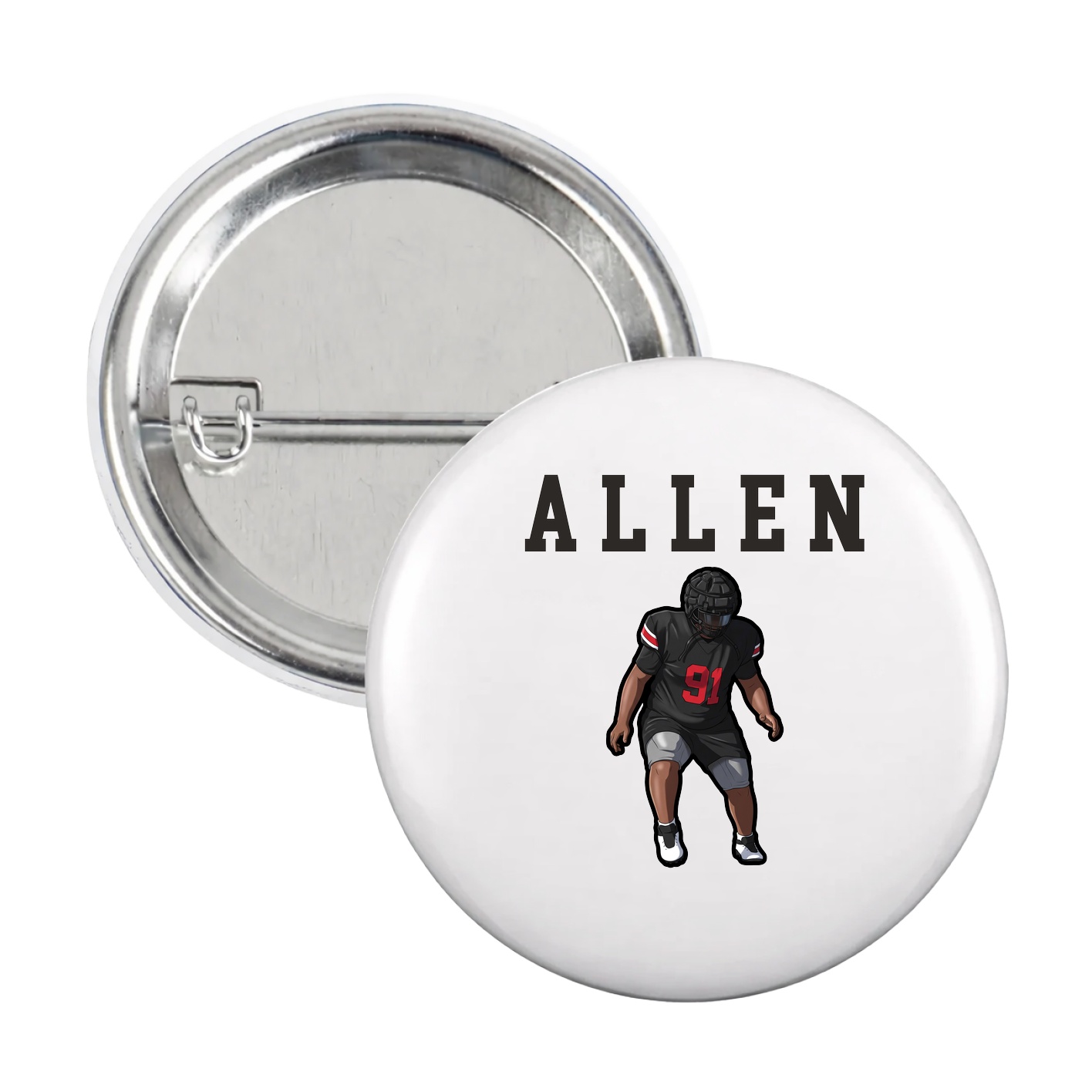 Game Day Button — Shirsey in White