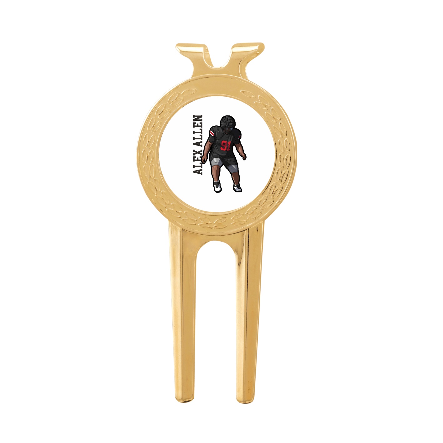 Divot Tool with Ball Marker — Name Vertical in Classic