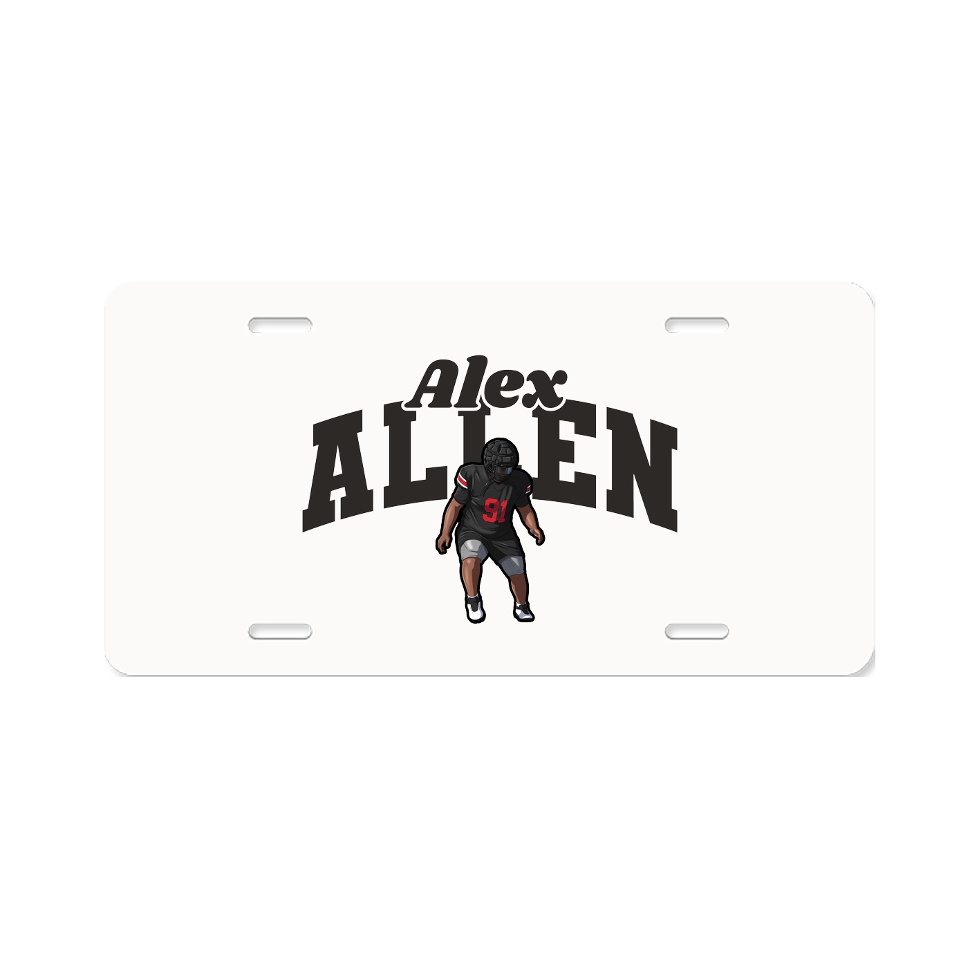 License Plate — Signature Arch in Classic