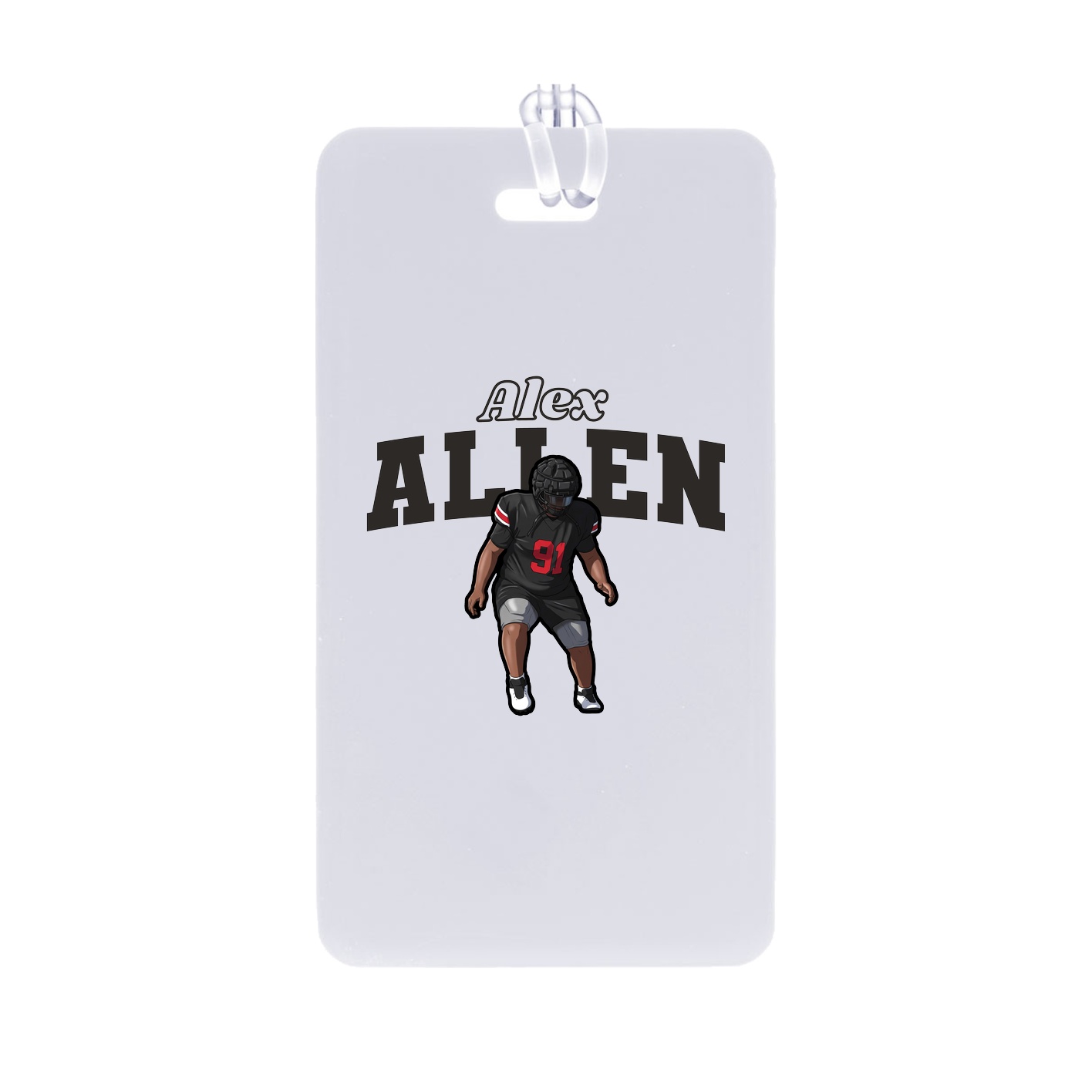 Bag Tag — Name Arch in Classic