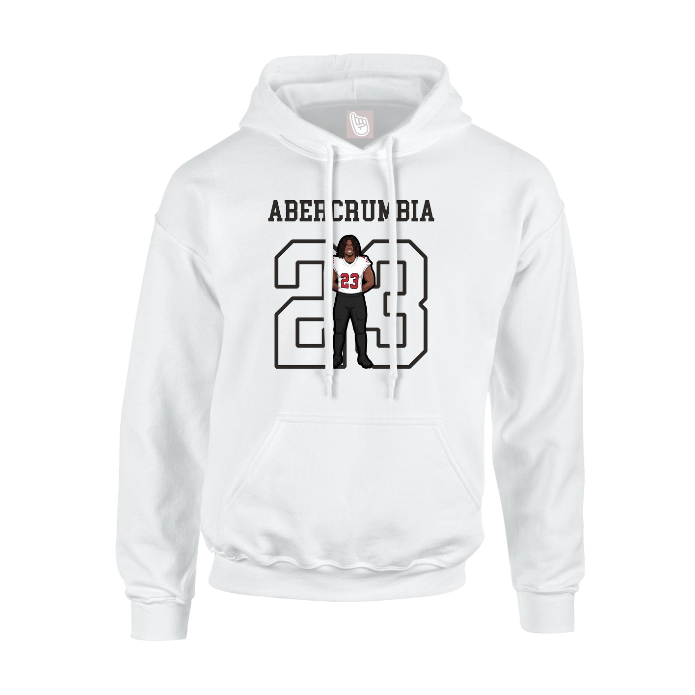 Hoodie — Shirsey in White