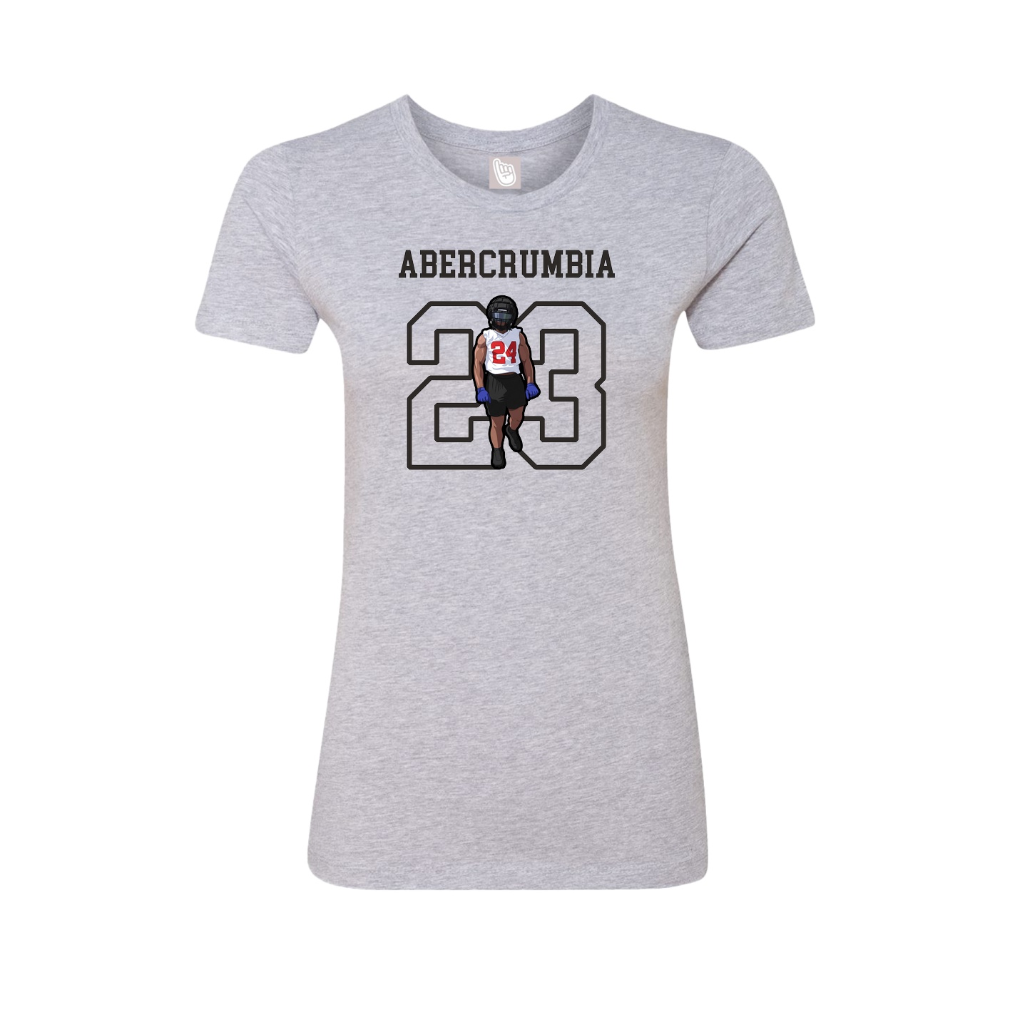 Fitted Women's Tee — Shirsey in Grey