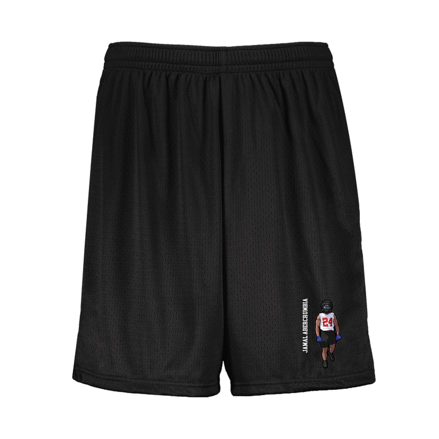 Shorts — Name Vertical in Black