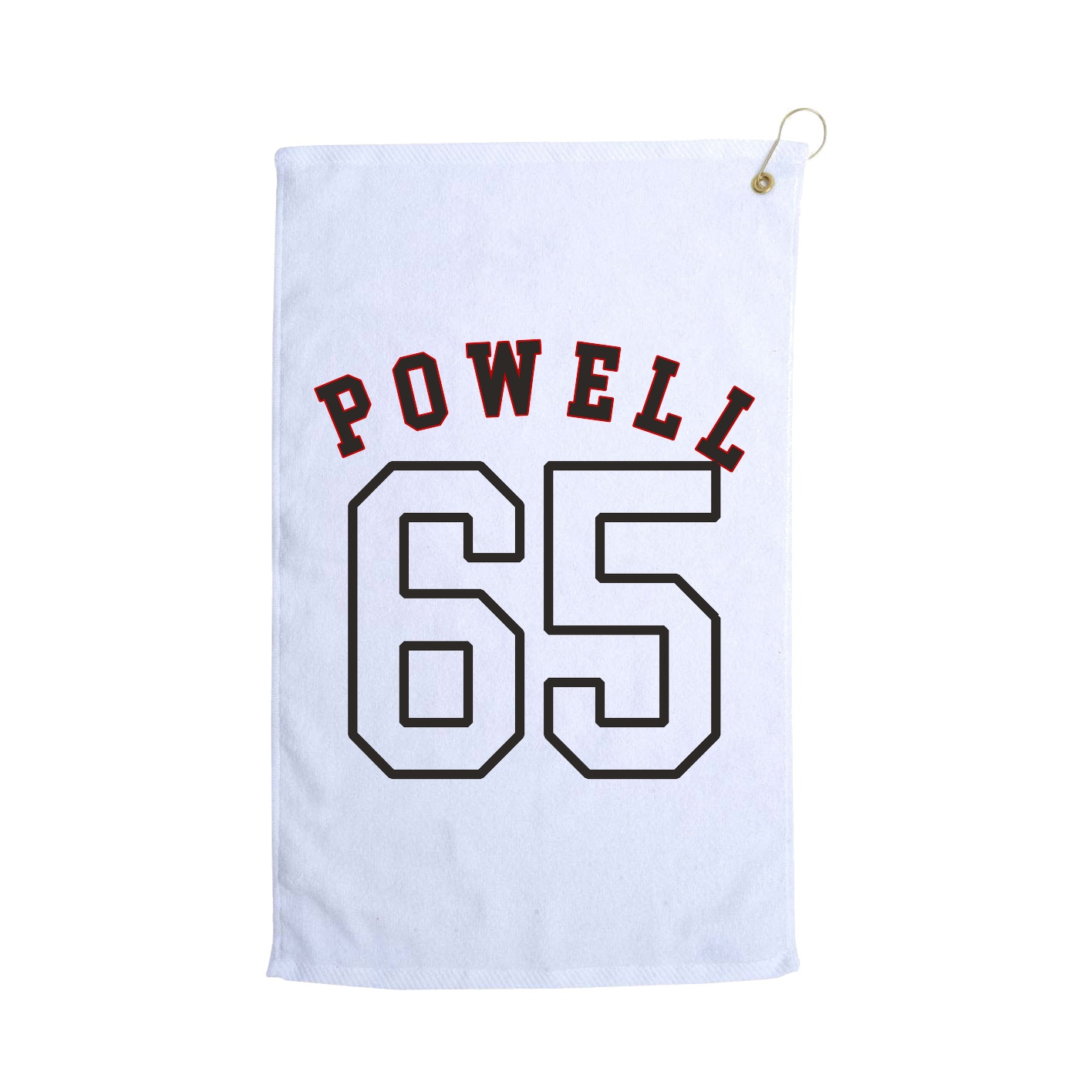 Golf Towel — Shirsey Arch in White