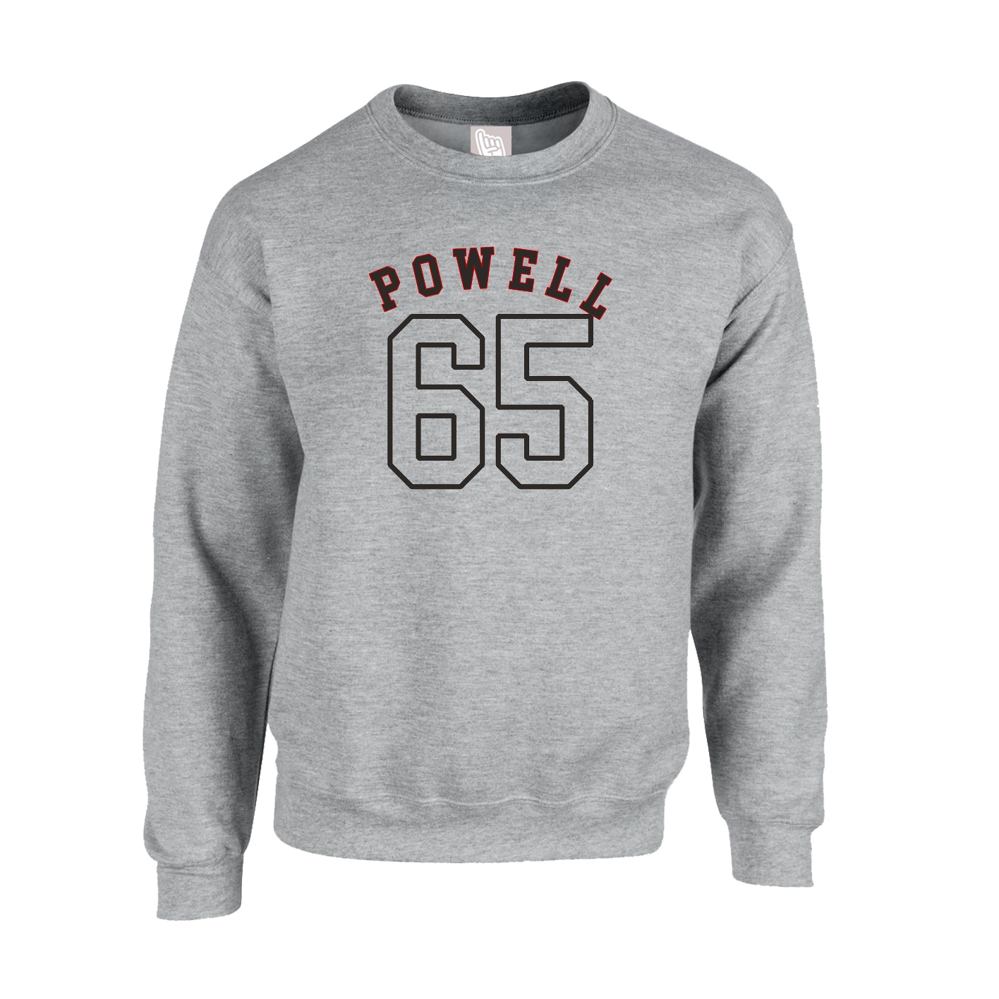 Fleece Crew — Shirsey Arch in Grey
