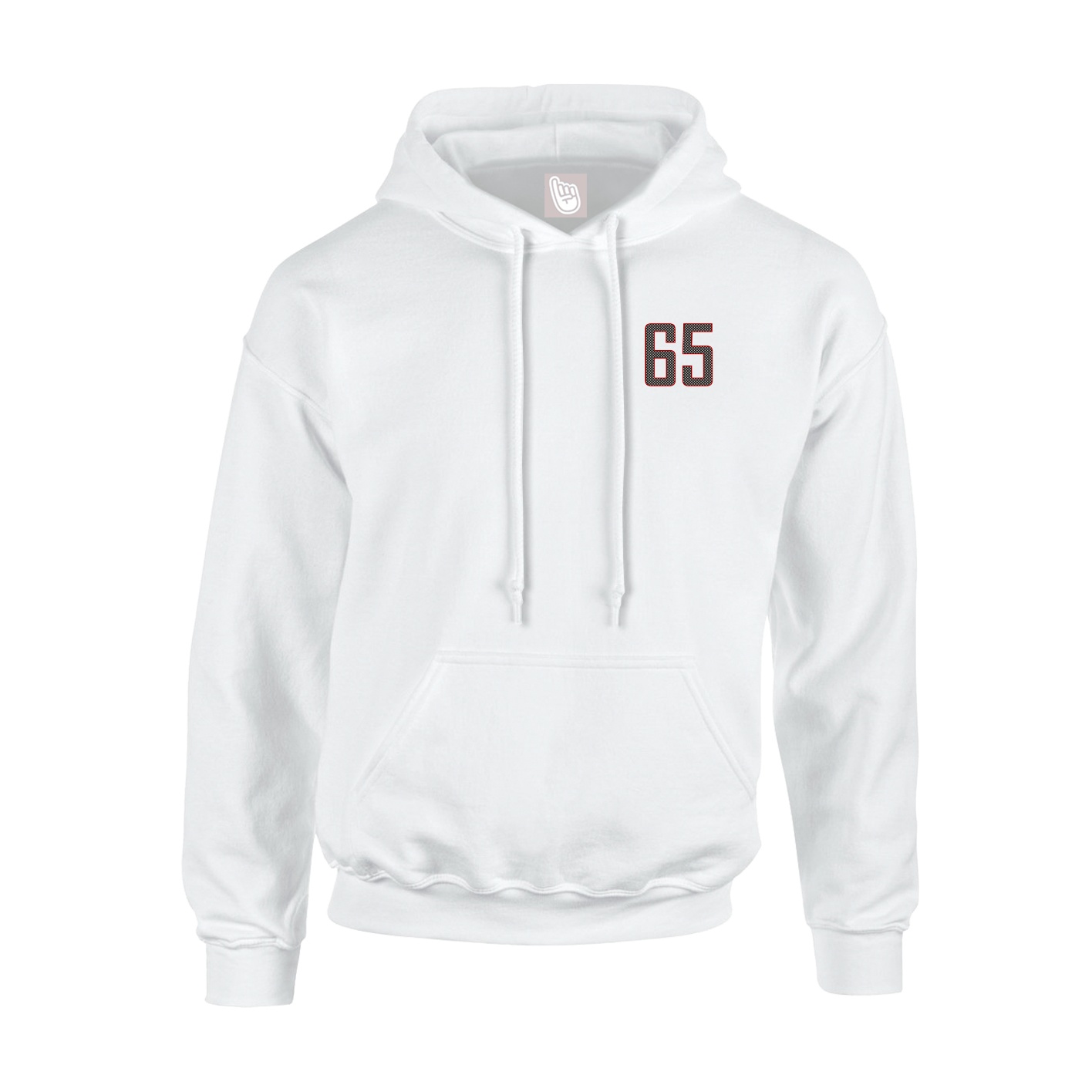 Hoodie — Mesh Shirsey in White
