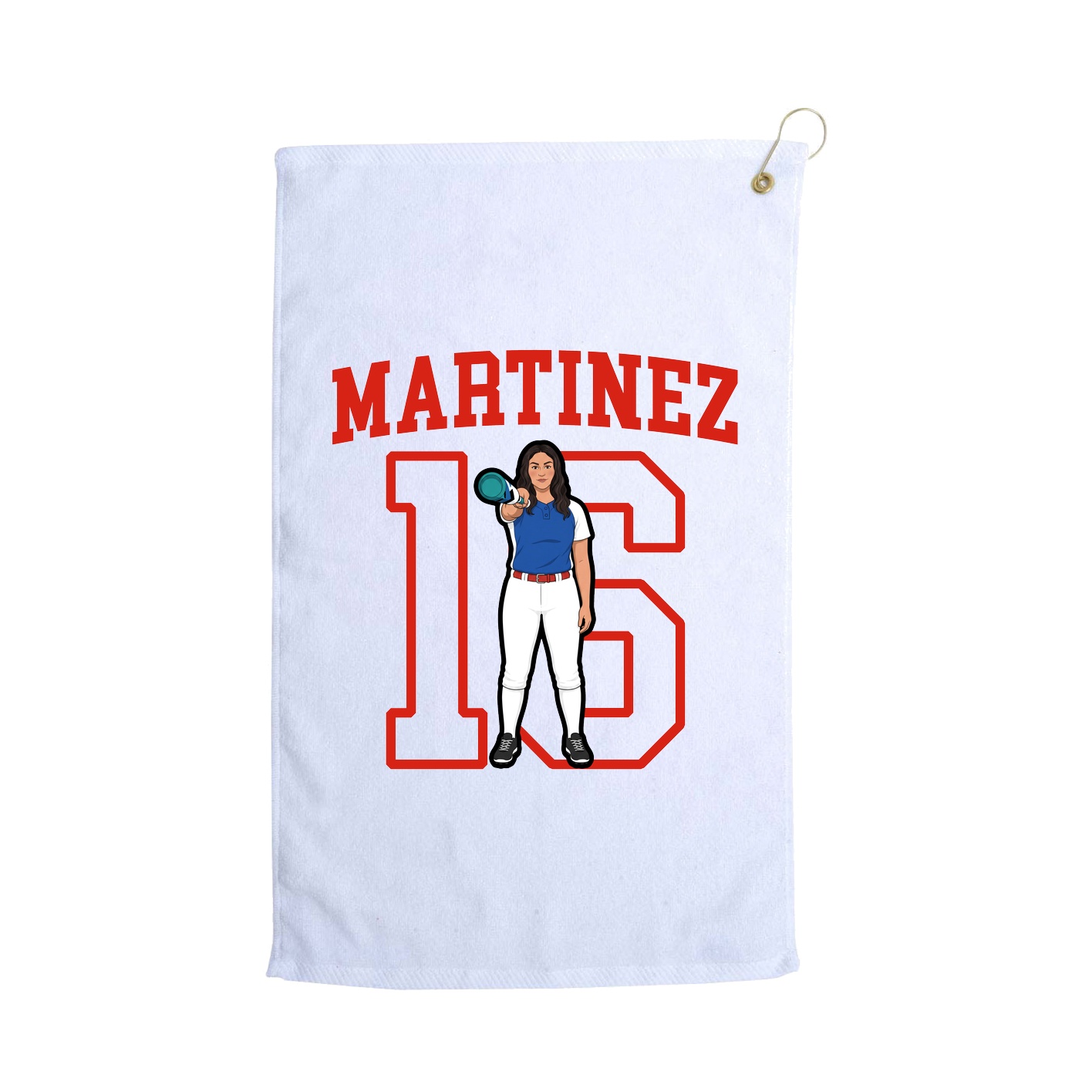 Golf Towel — Shirsey in White