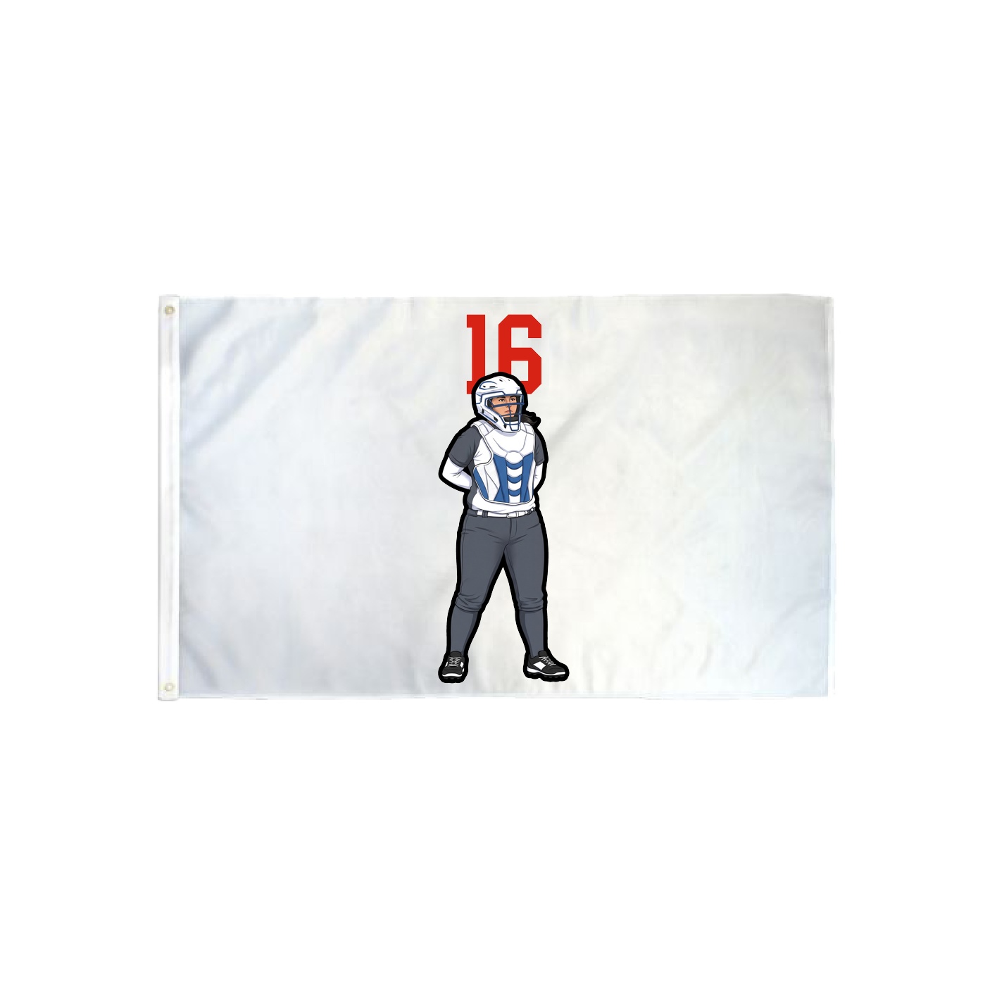 3x5 Flag — Number Top in Classic
