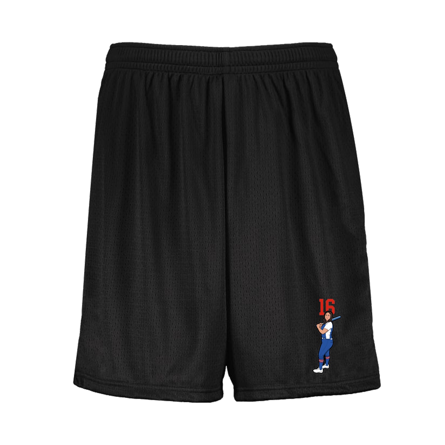 Shorts — Number Top in Black