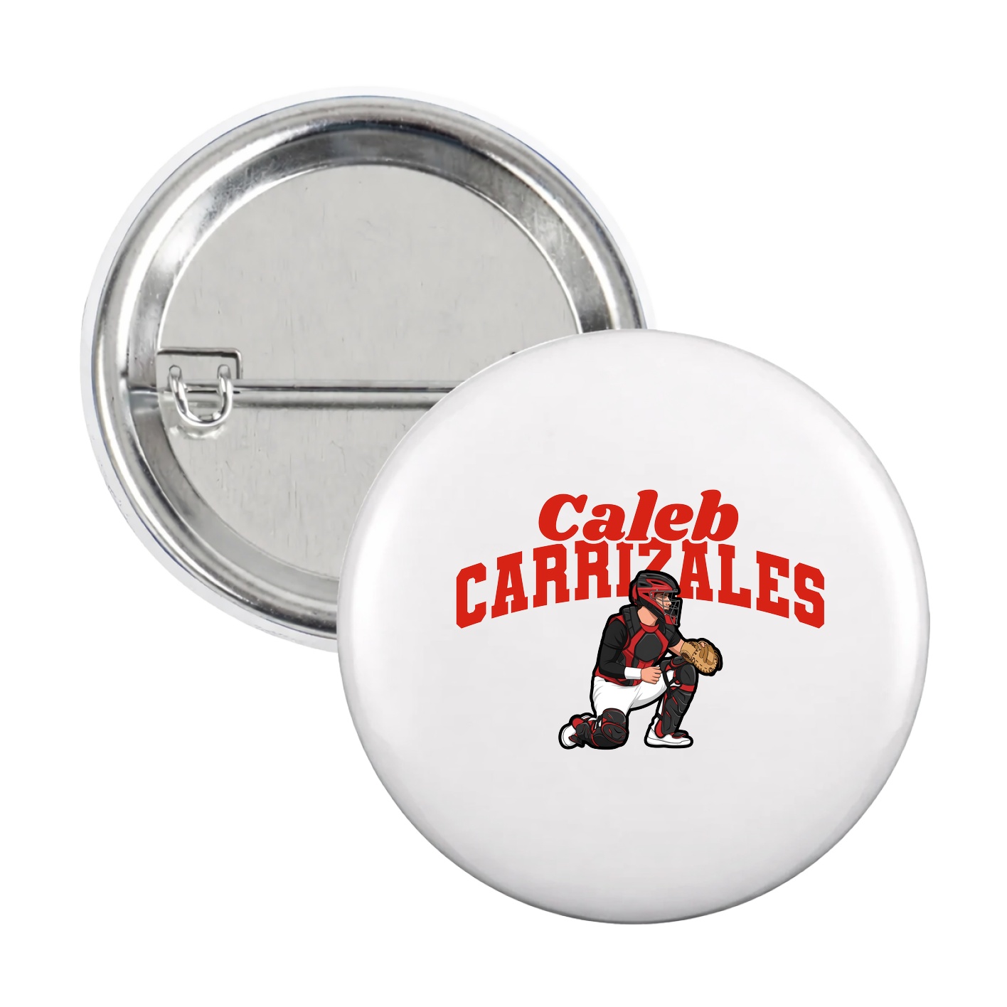 Game Day Button — Signature Arch in White