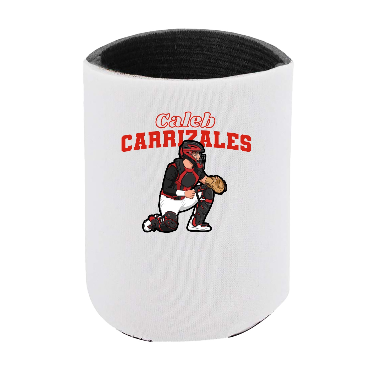 Can Holder — Name Arch in White