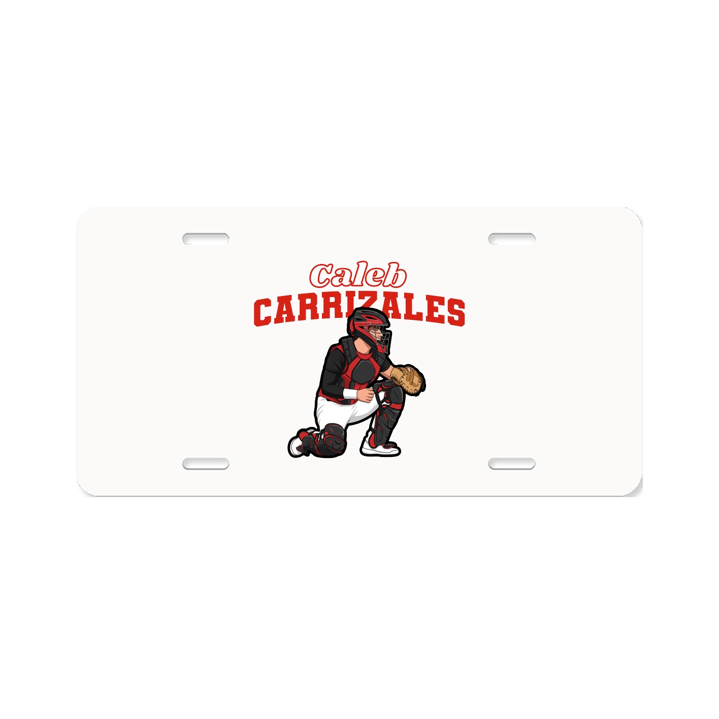 License Plate — Name Arch in Classic