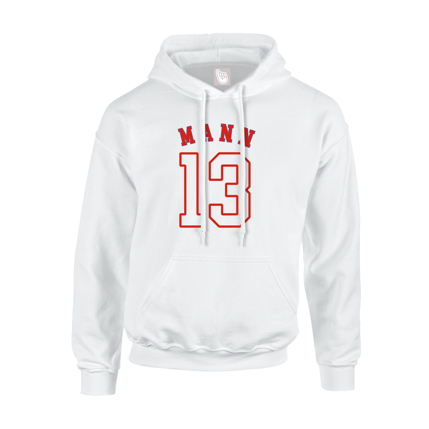Youth Hoodie — Shirsey Arch in White