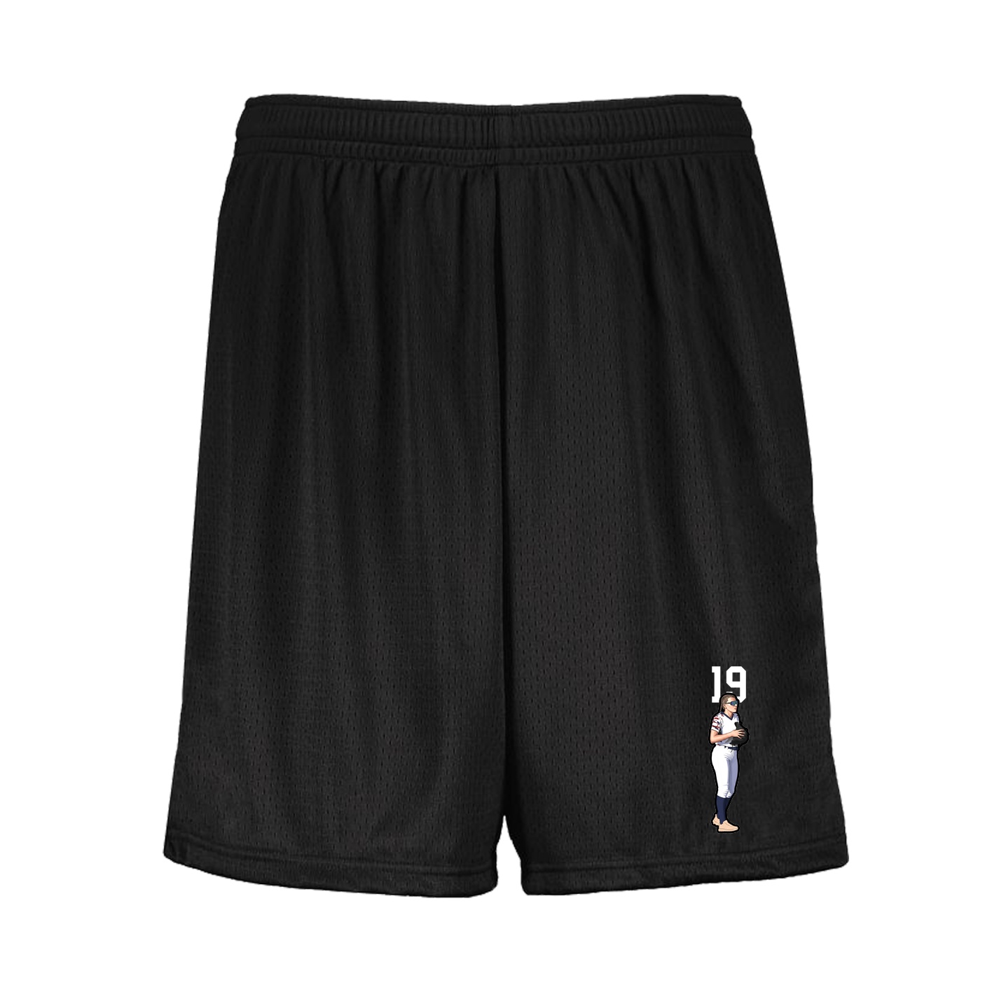 Shorts — Number Top in Black