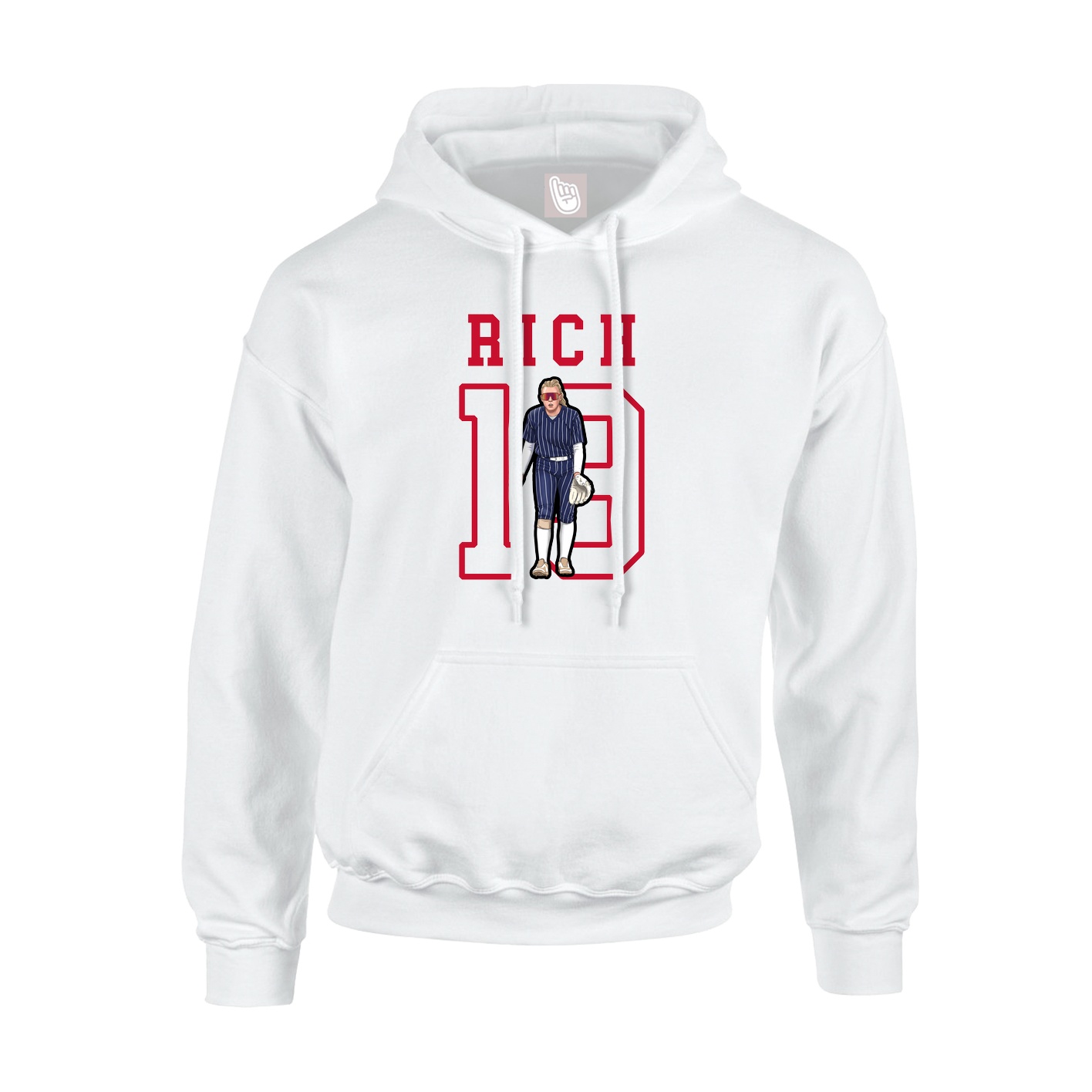 Hoodie — Shirsey in White