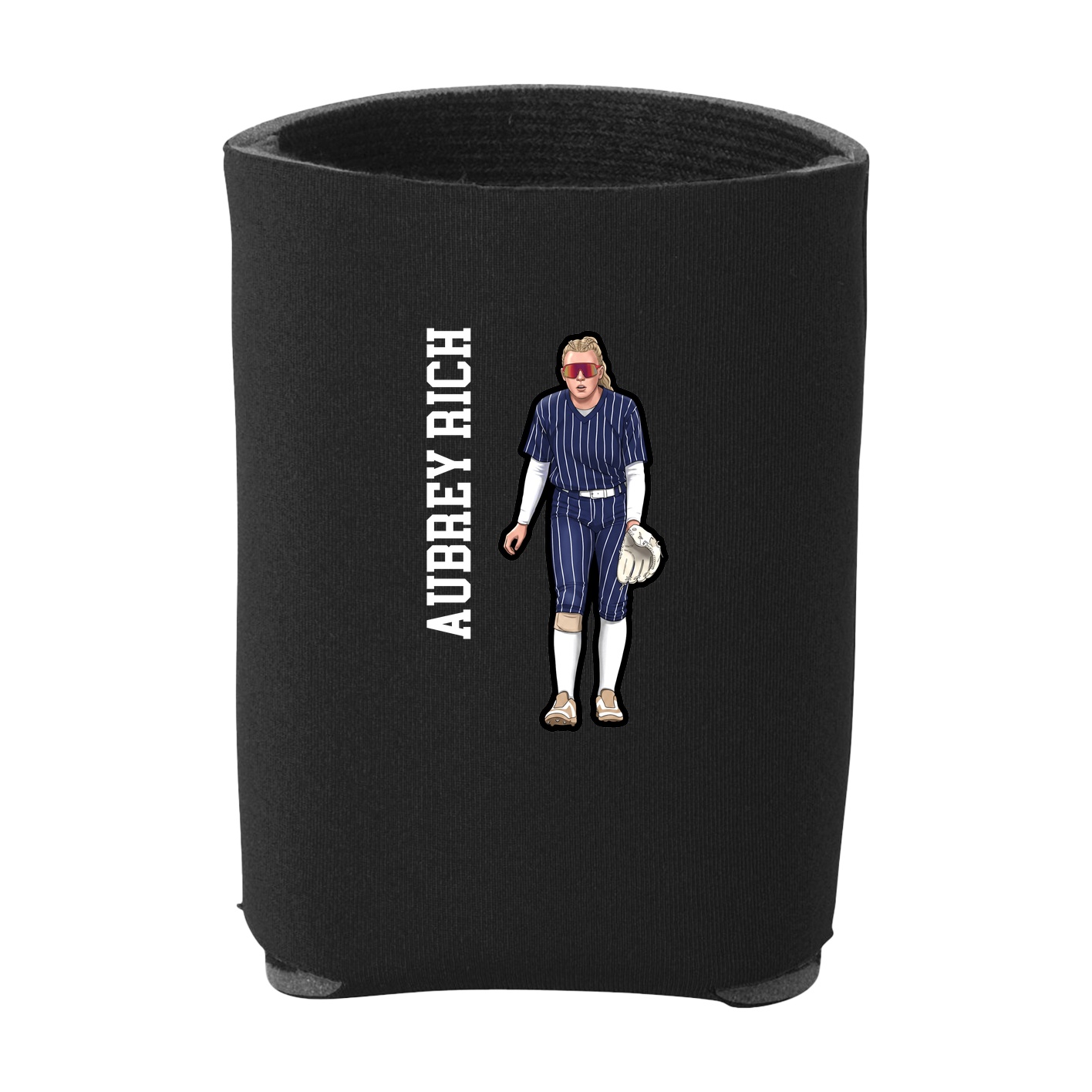 Can Holder — Name Vertical in Black