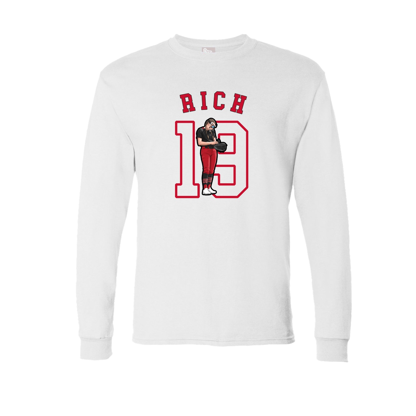 Long Sleeve Tee — Shirsey Arch in White