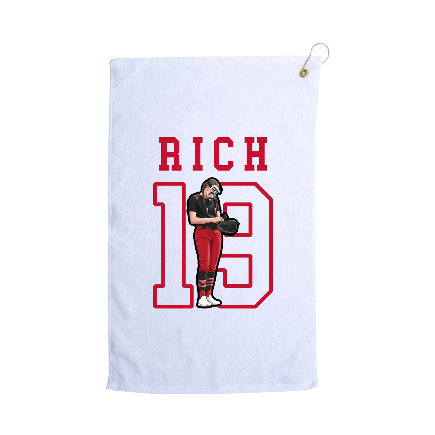 Golf Towel — Shirsey in White