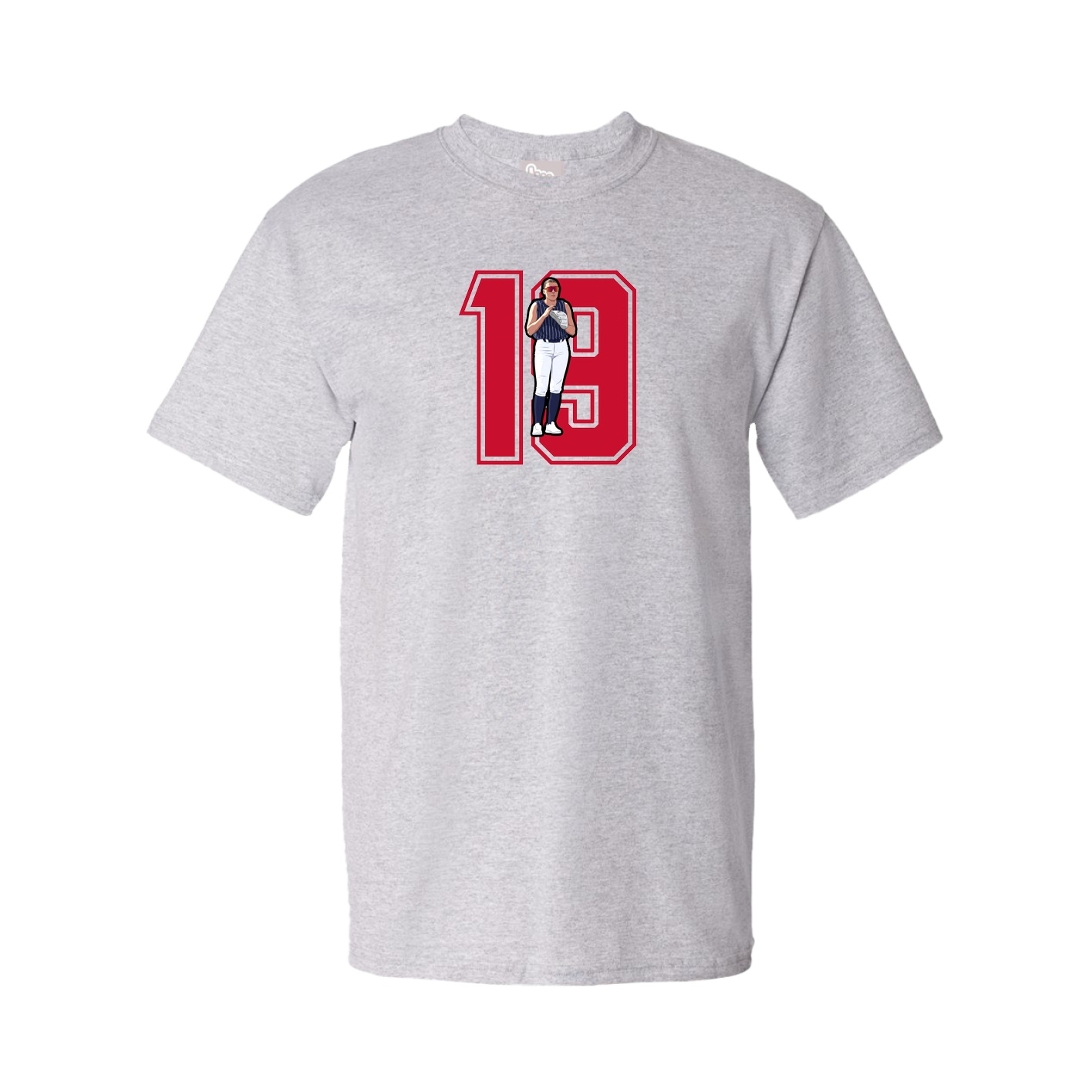 Tee — Number in Grey