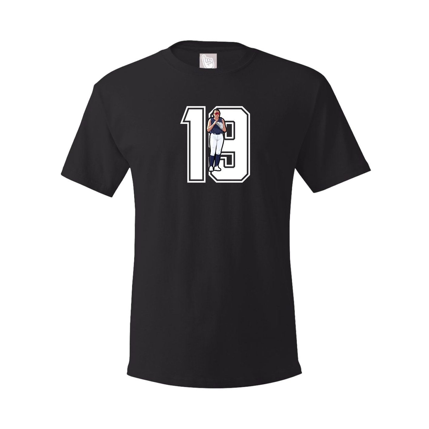 Youth Tee — Number in Black