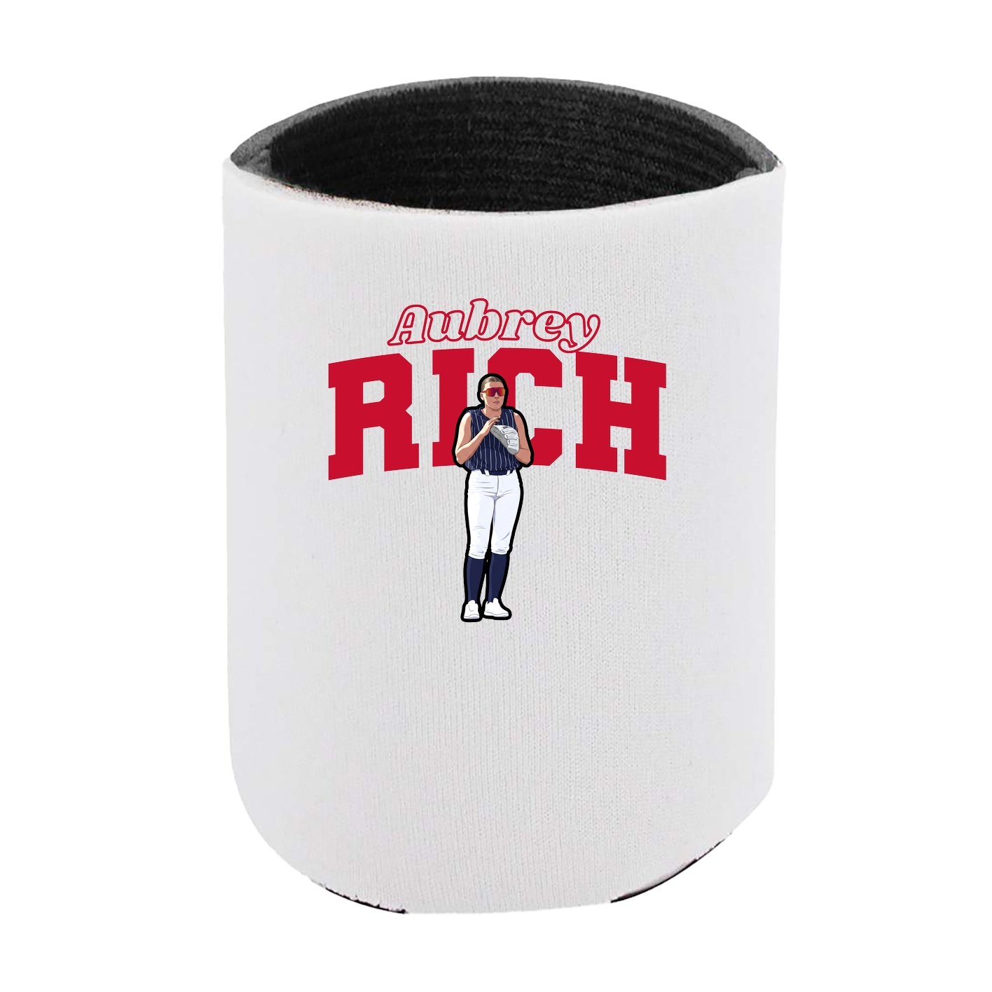 Can Holder — Name Arch in White