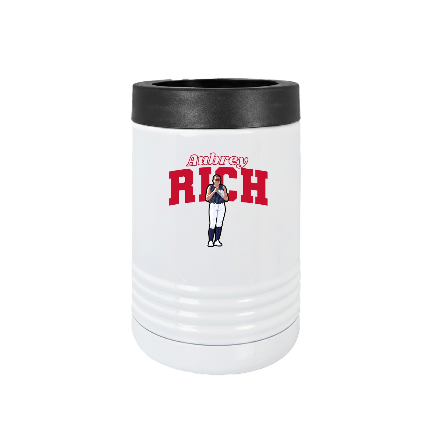 Beverage Holder — Name Arch in White