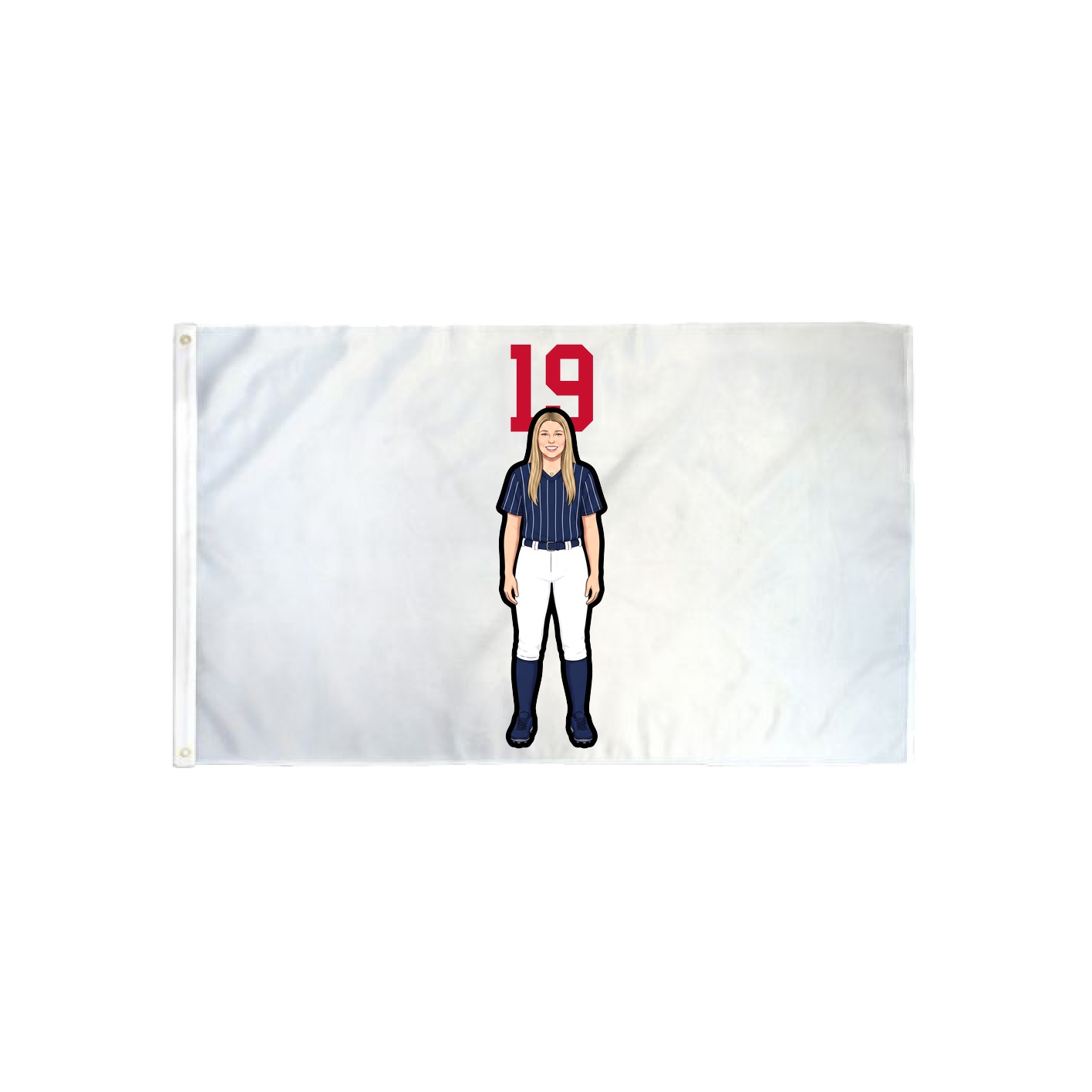 3x5 Flag — Number Top in Classic