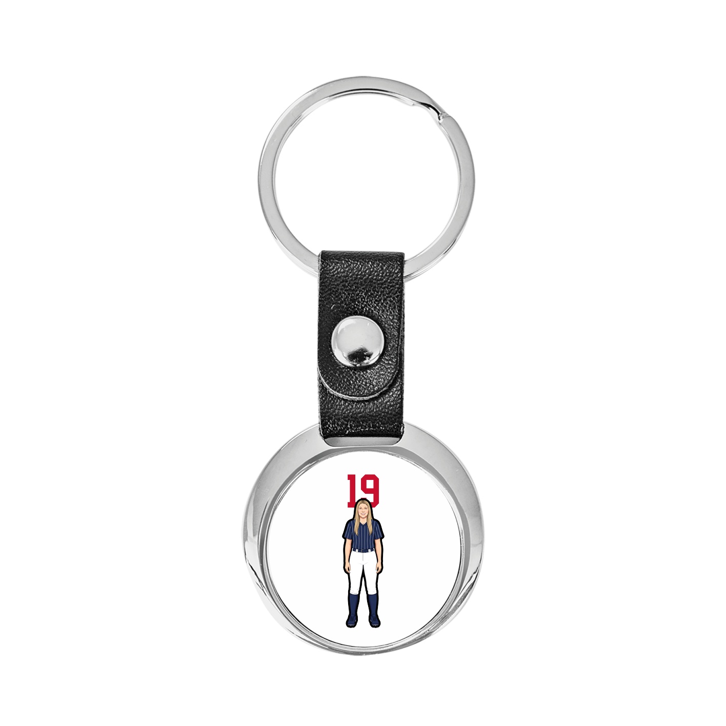 Key Chain — Number Top in Classic