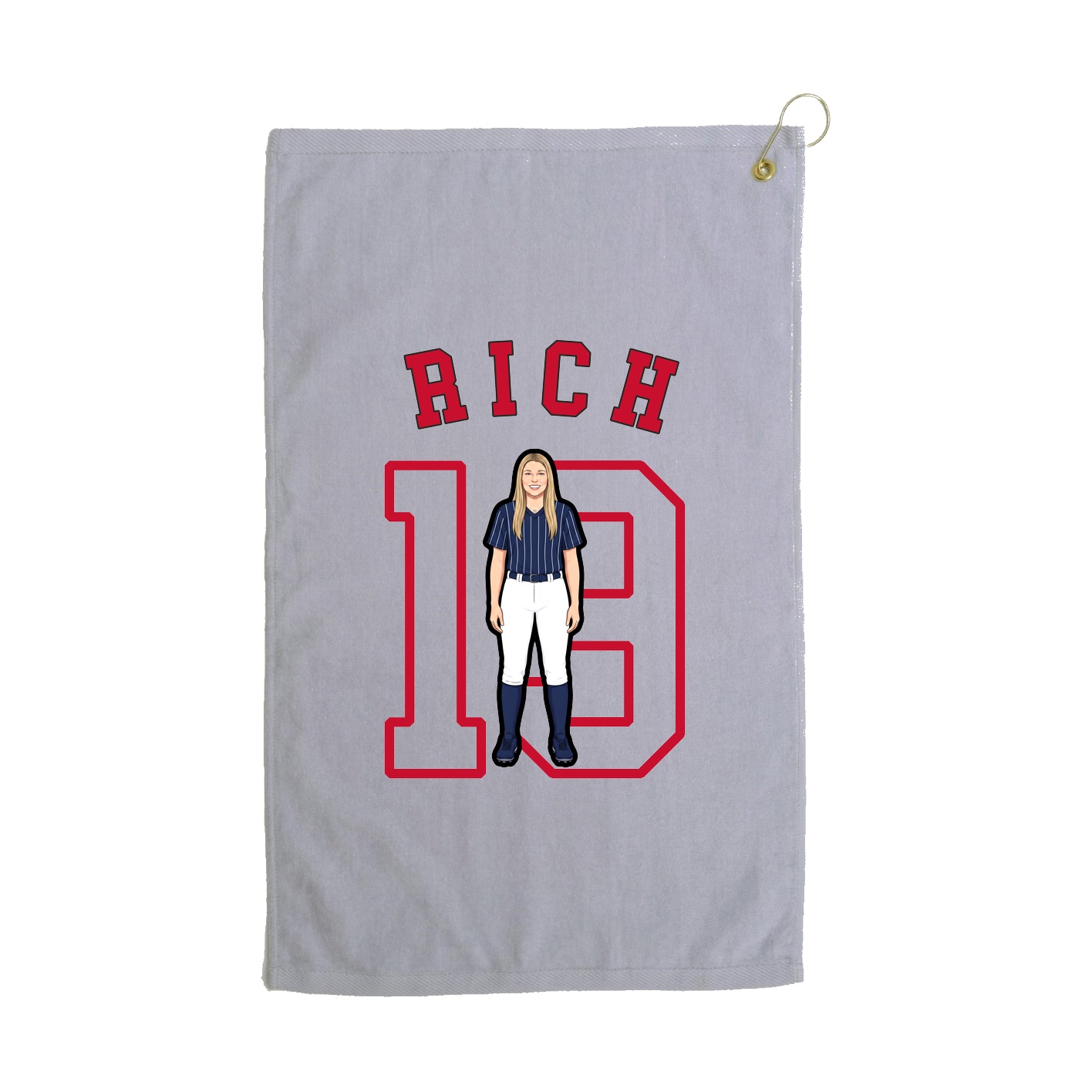 Golf Towel — Shirsey Arch in Grey