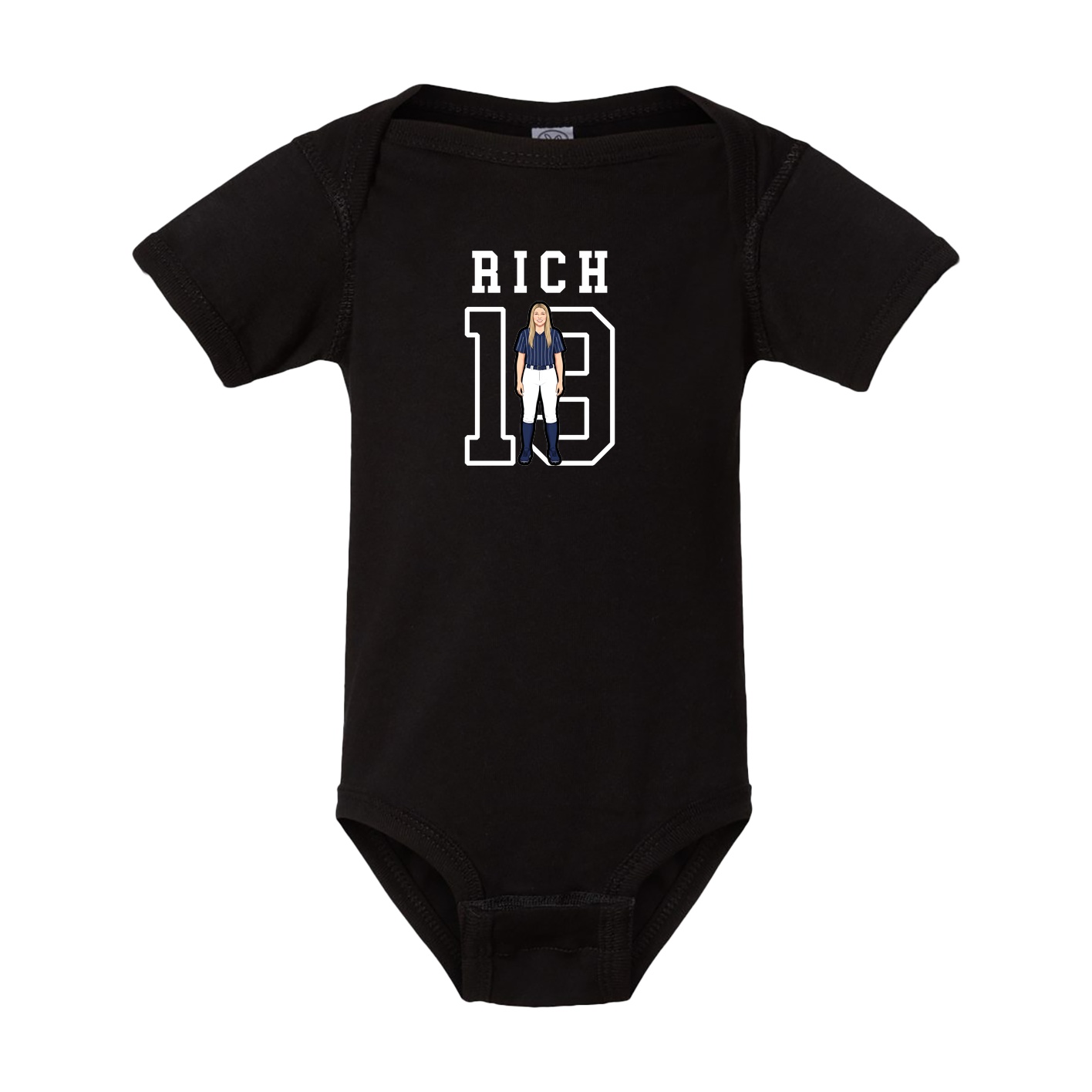 Baby Onesie — Shirsey in Black