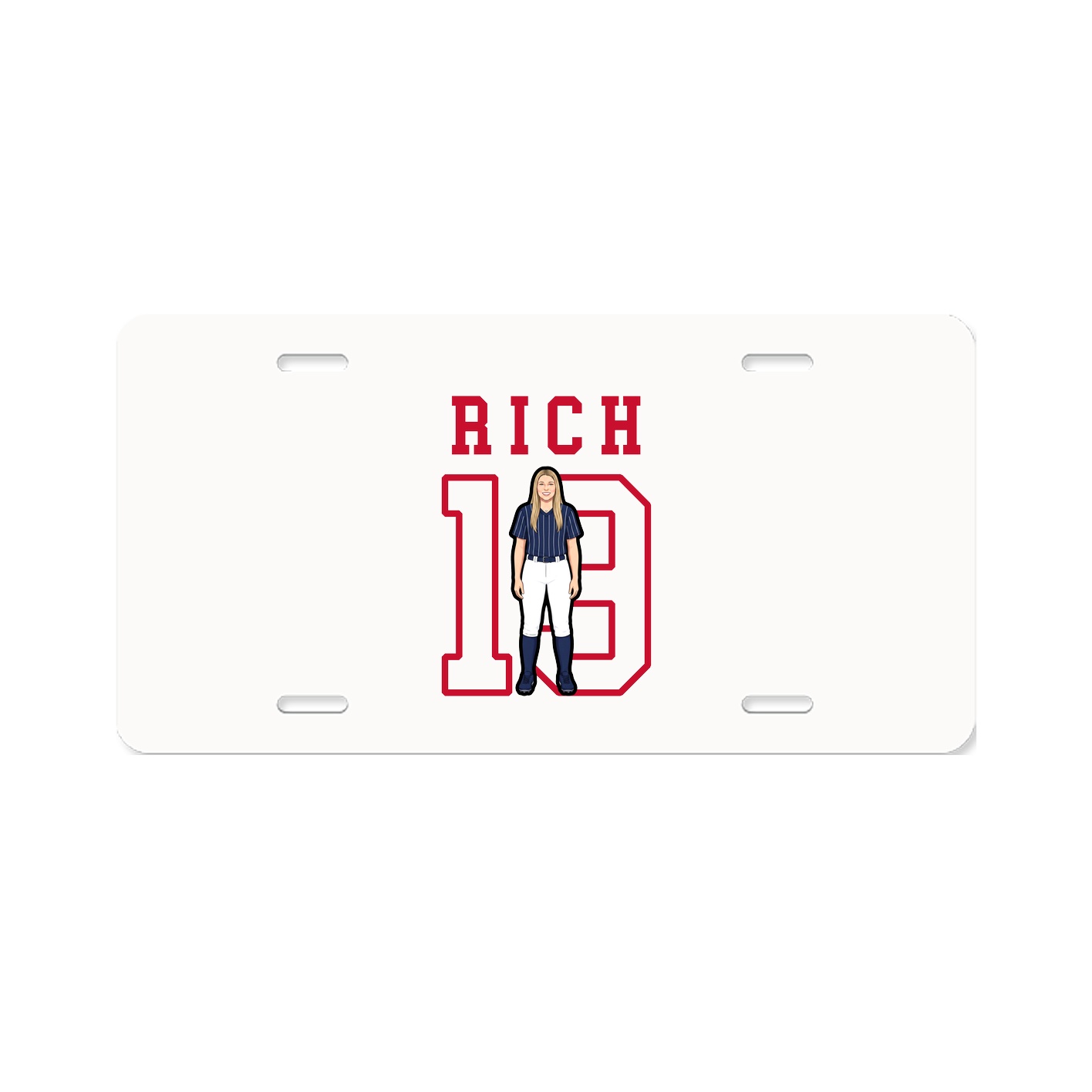 License Plate — Shirsey in Classic