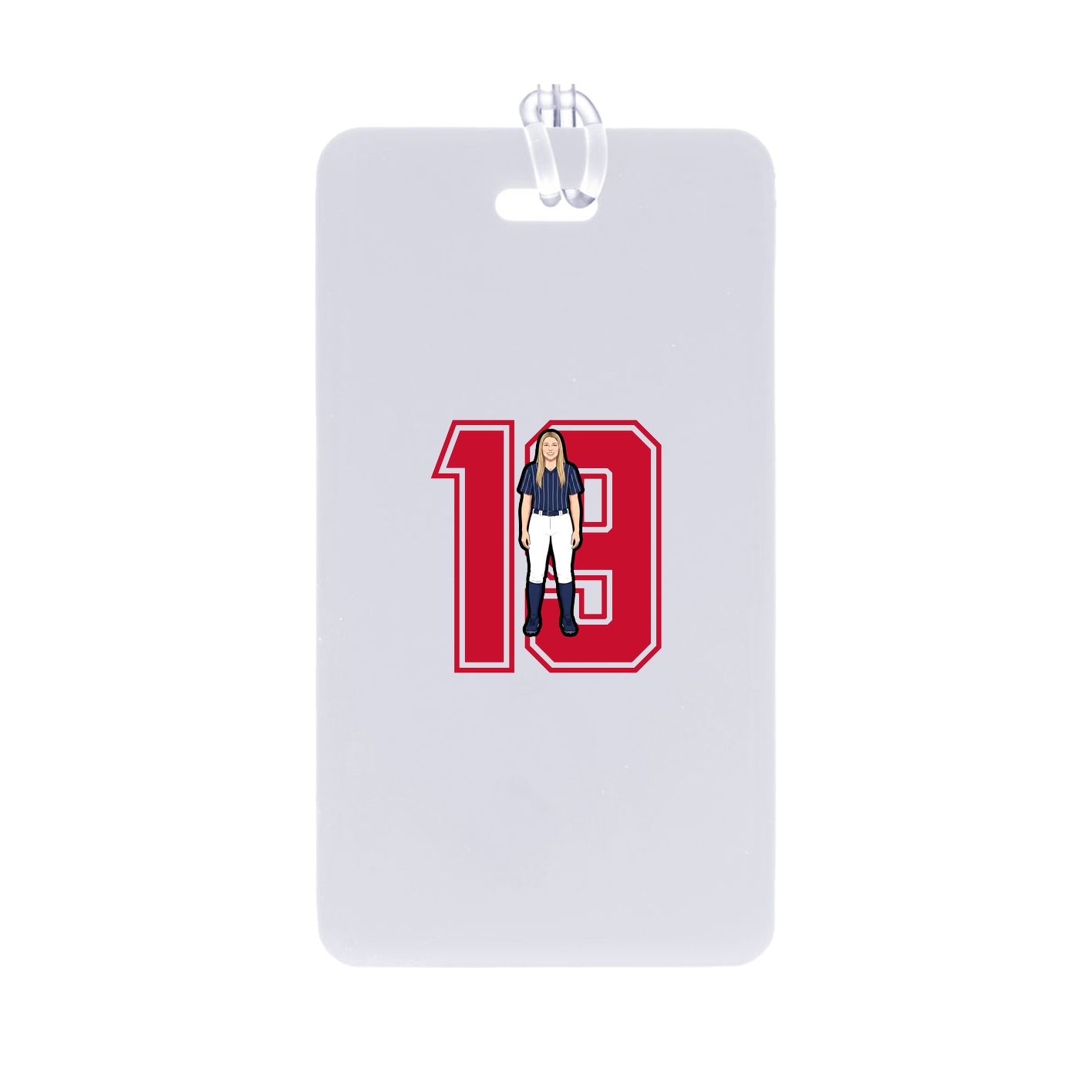 Bag Tag — Number in Classic