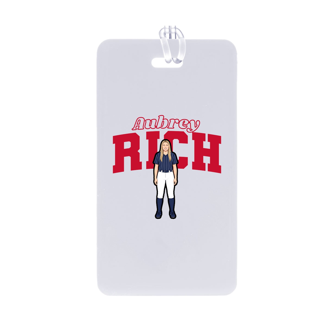 Bag Tag — Name Arch in Classic