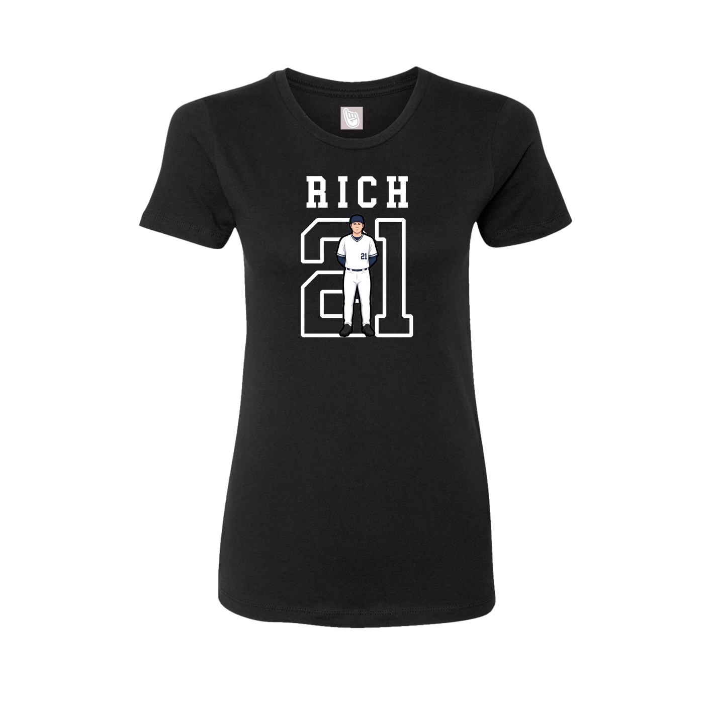 Fitted Women's Tee — Shirsey in Black