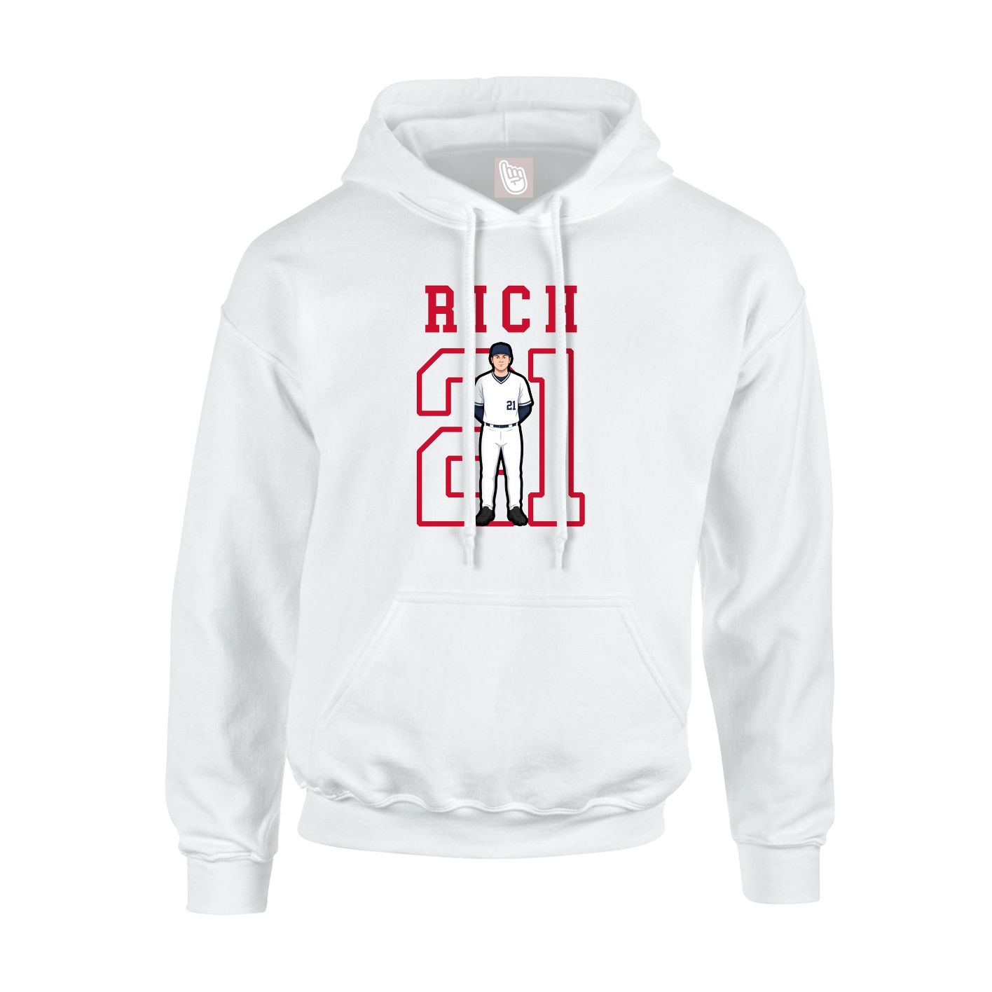 Youth Hoodie — Shirsey in White