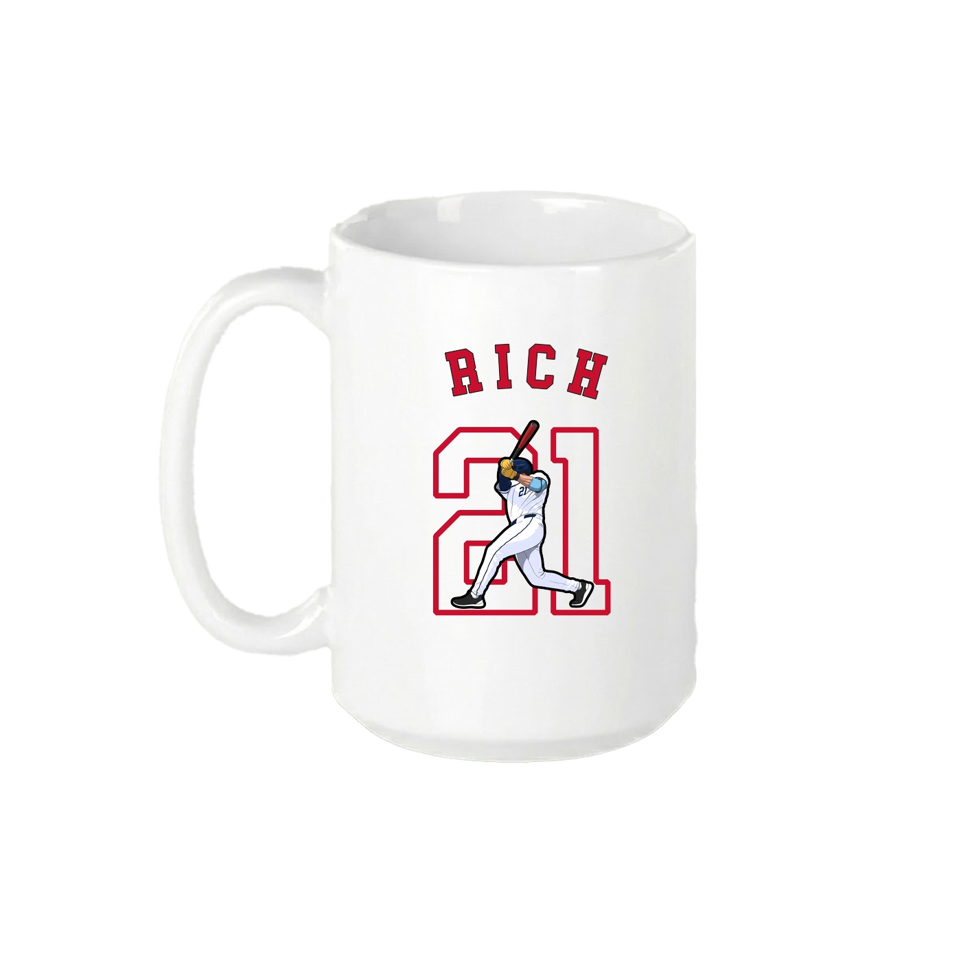 15oz Coffee Mug — Shirsey Arch in White