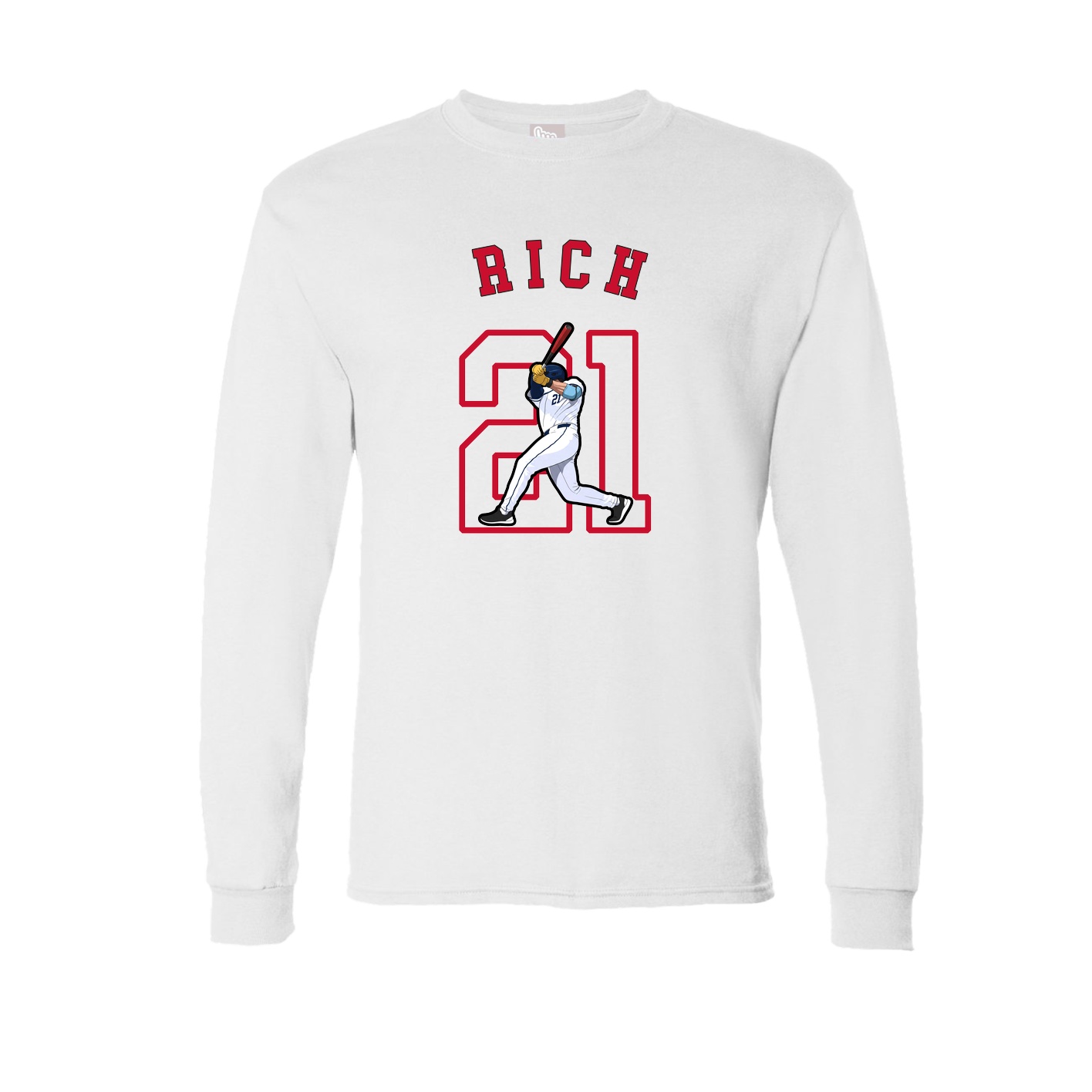 Long Sleeve Tee — Shirsey Arch in White