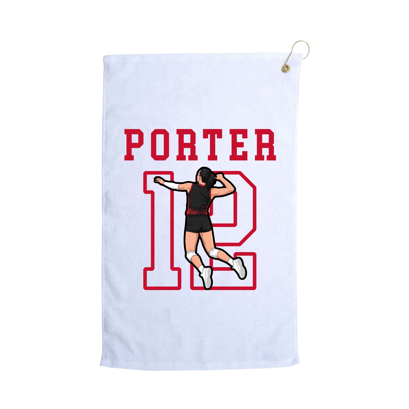 Golf Towel — Shirsey in White
