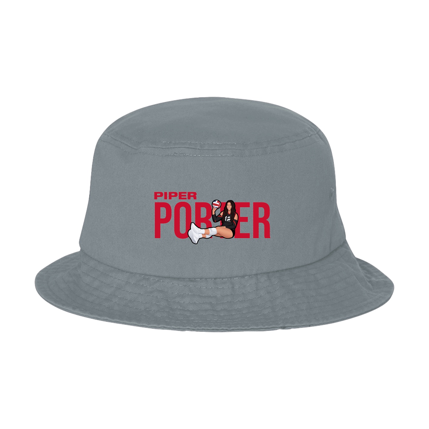 Bucket Cap — Player Name in Grey
