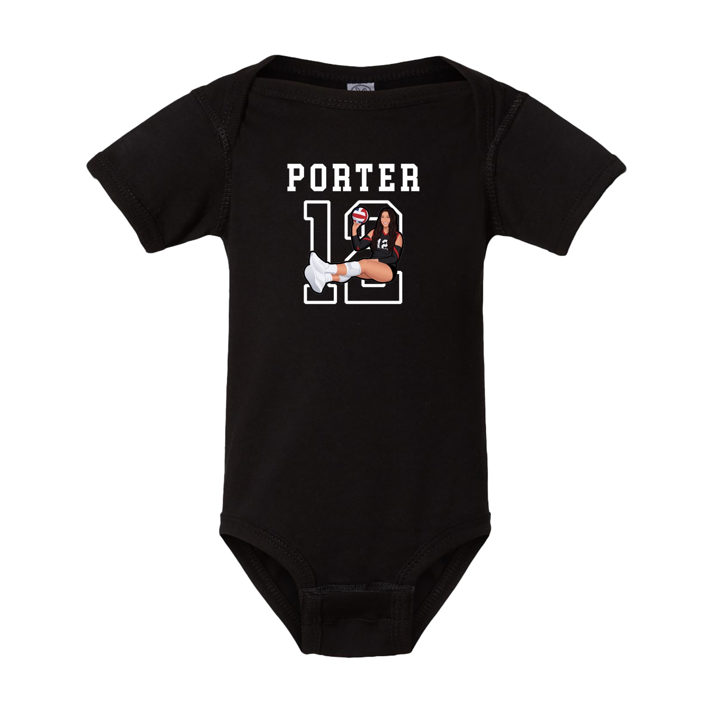 Baby Onesie — Shirsey in Black