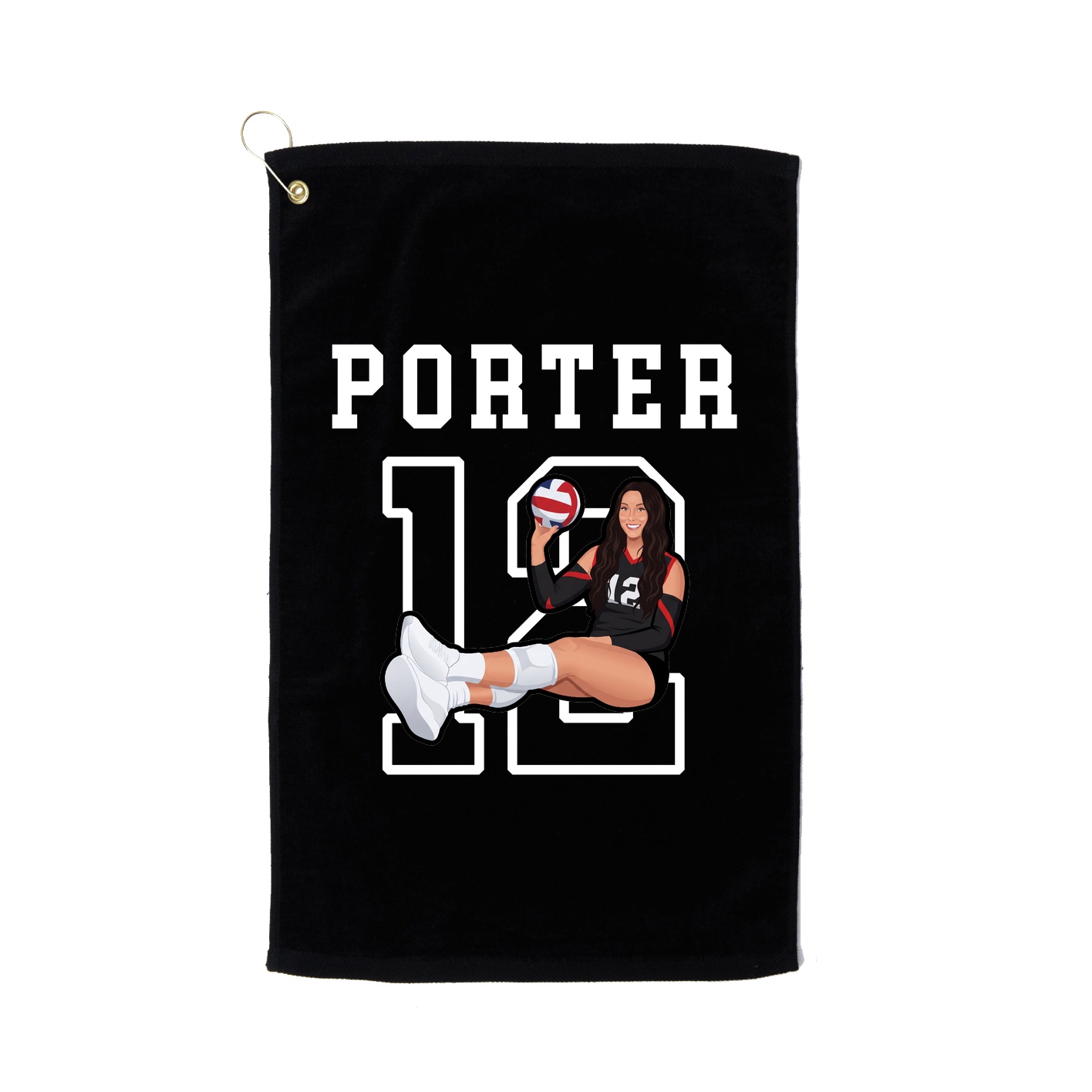 Golf Towel — Shirsey in Black