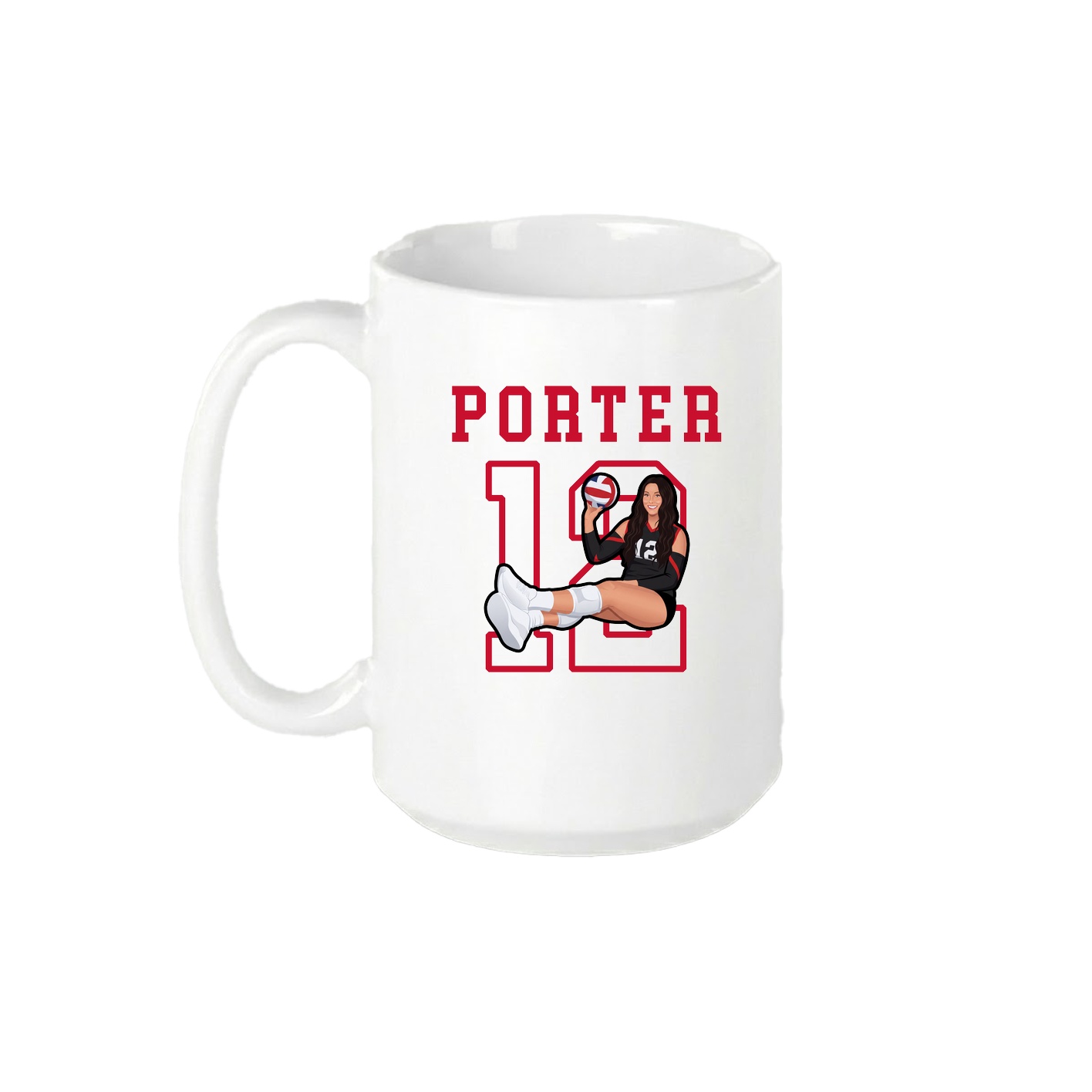15oz Coffee Mug — Shirsey in White