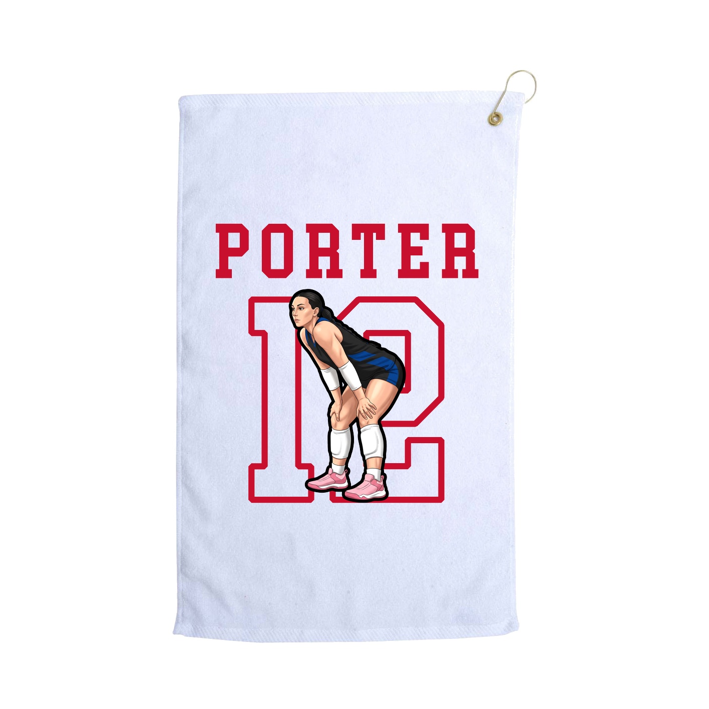 Golf Towel — Shirsey in White