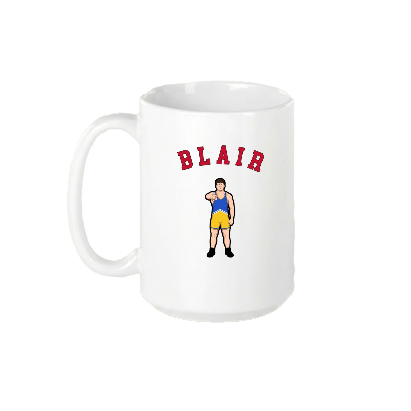 15oz Coffee Mug — Shirsey Arch in White