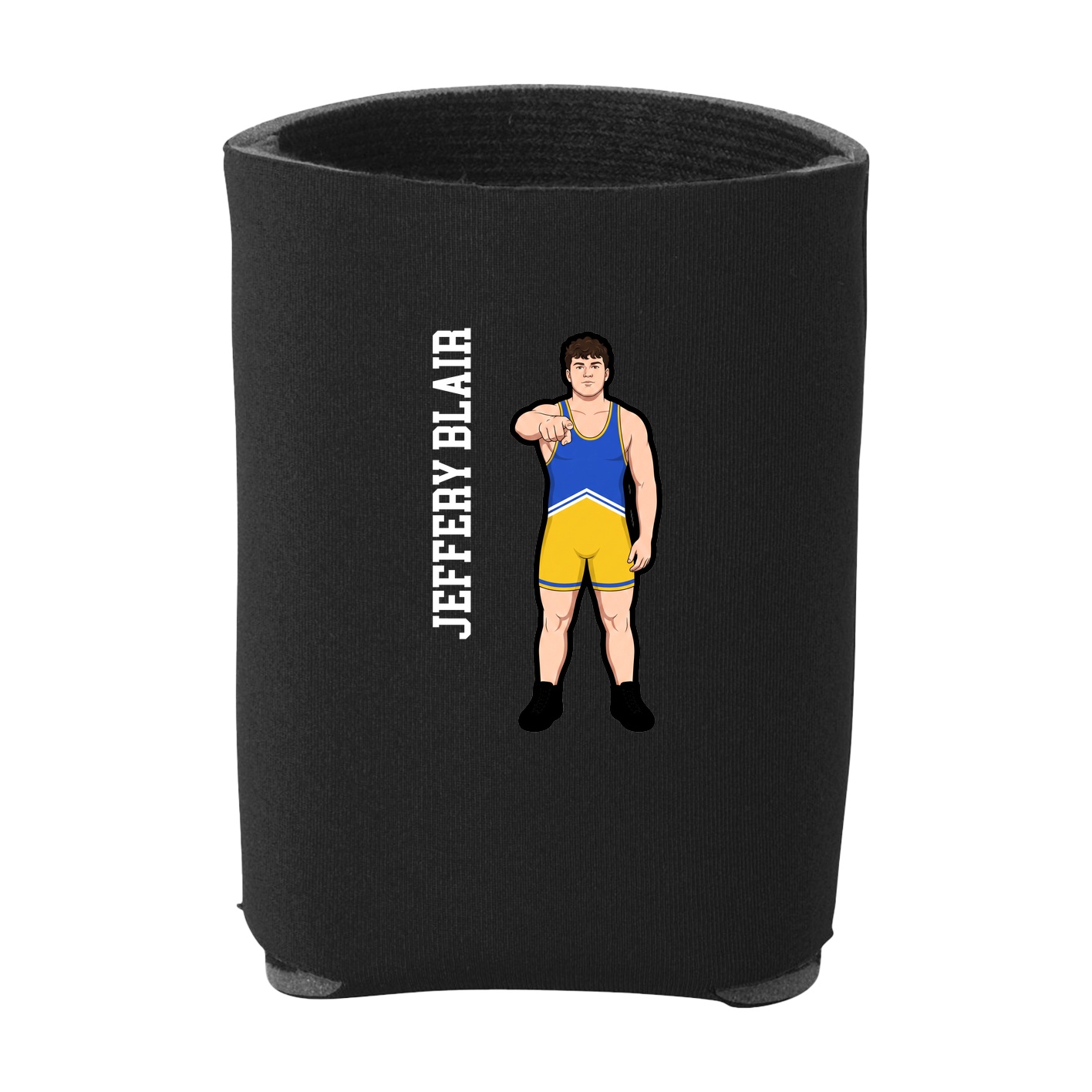 Can Holder — Name Vertical in Black