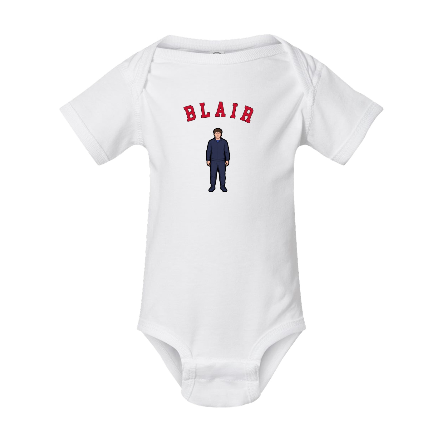 Baby Onesie — Shirsey Arch in White