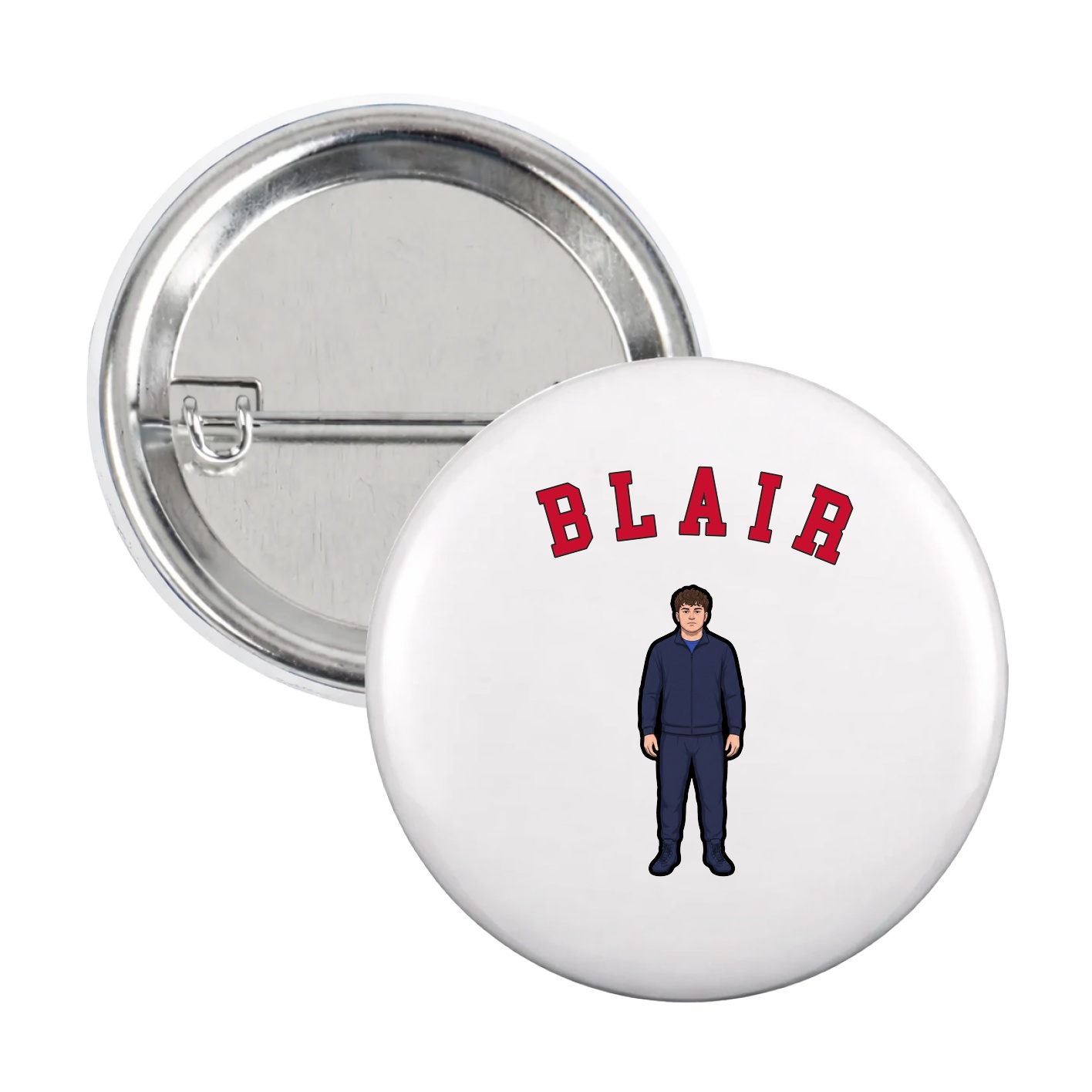 Game Day Button — Shirsey Arch in White