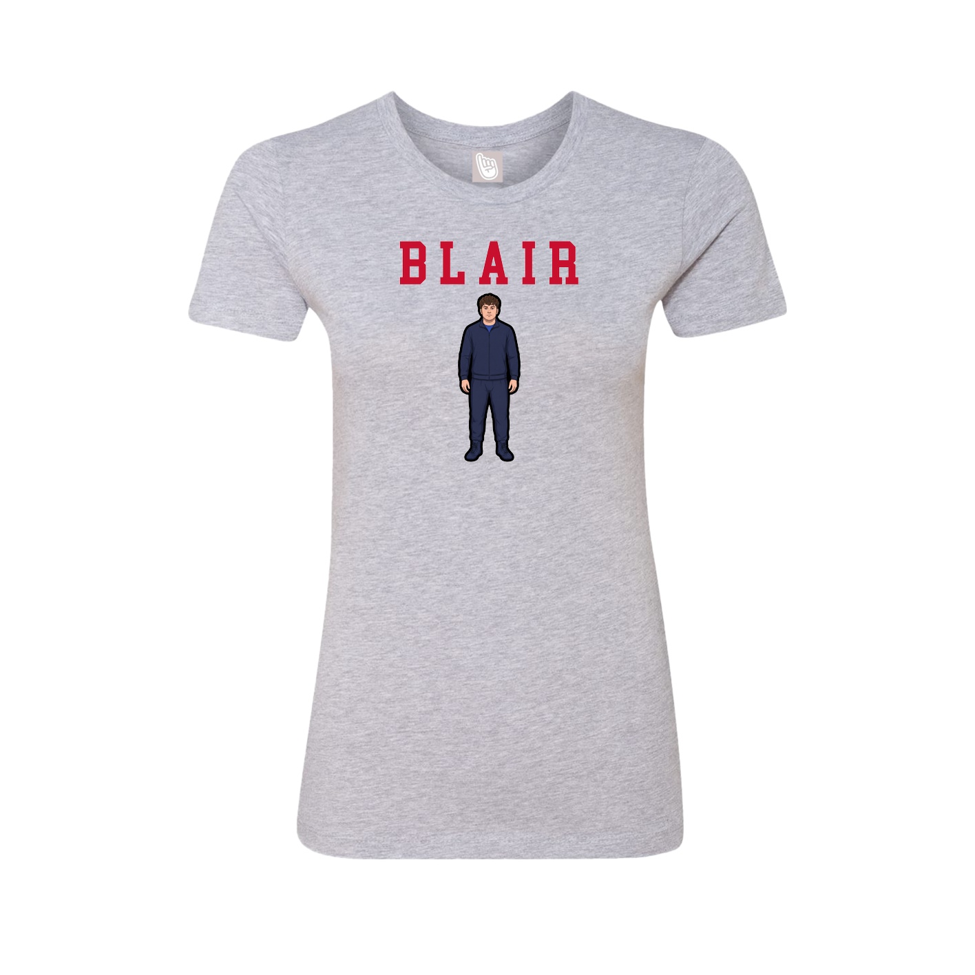 Fitted Women's Tee — Shirsey in Grey