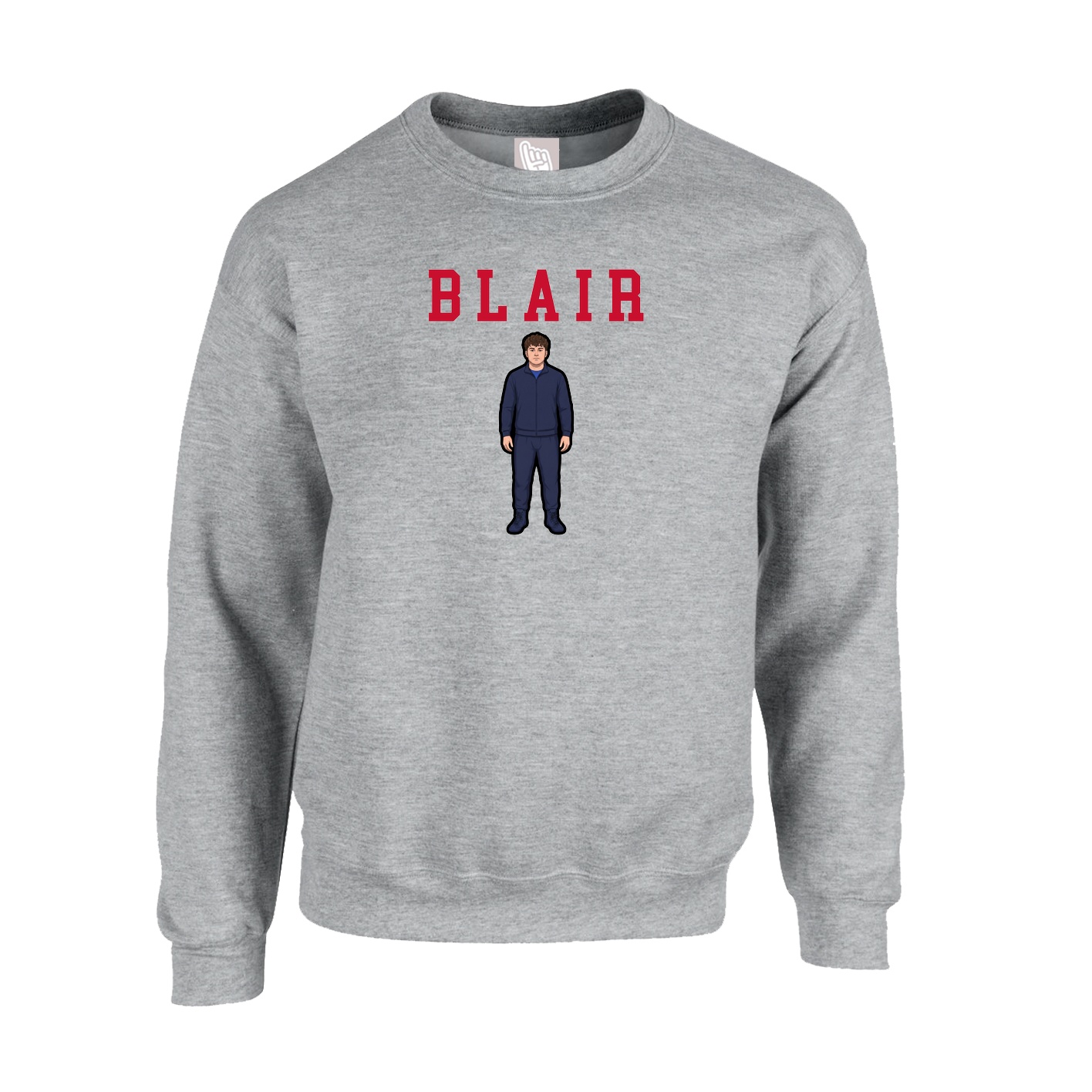 Fleece Crew — Shirsey in Grey