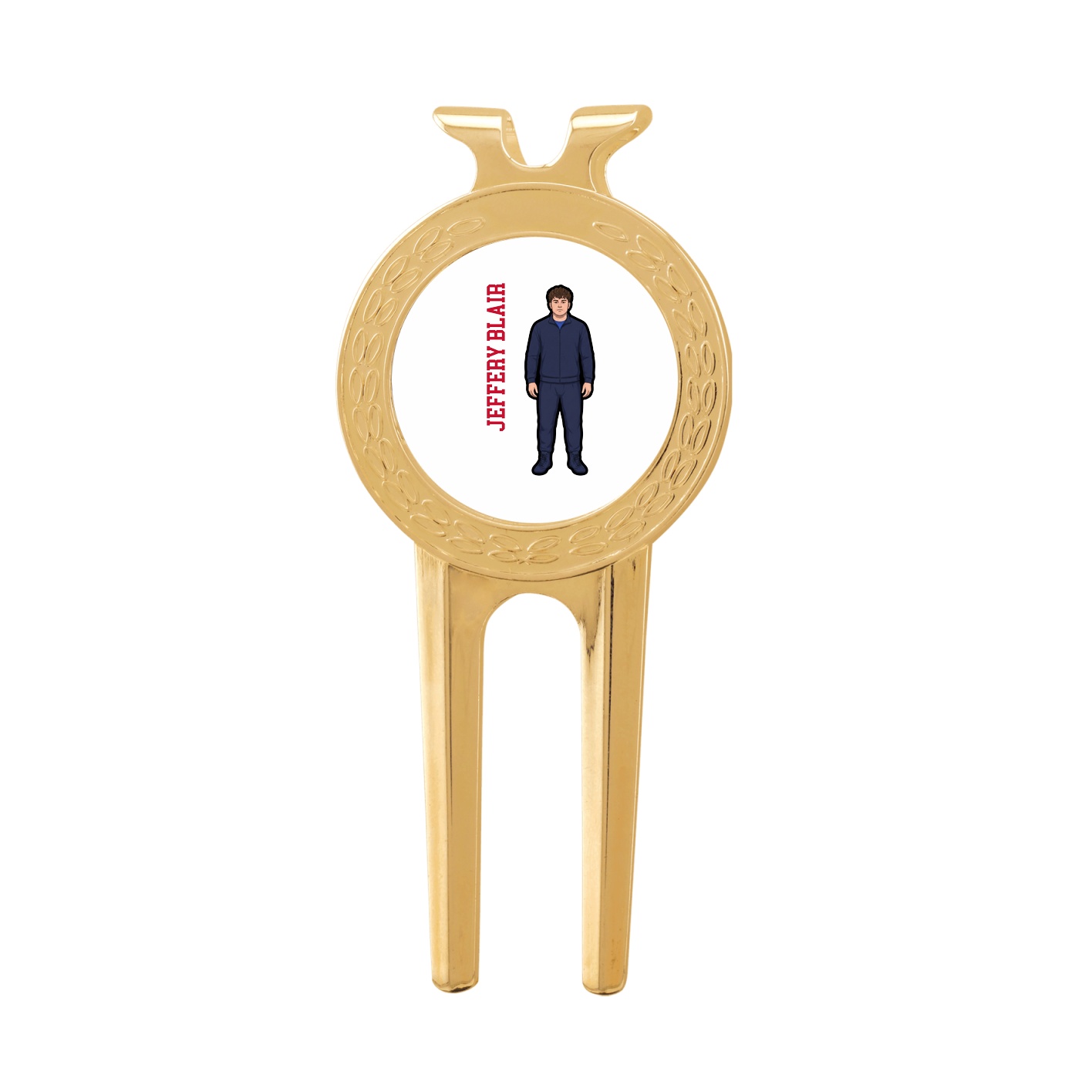 Divot Tool with Ball Marker — Name Vertical in Classic